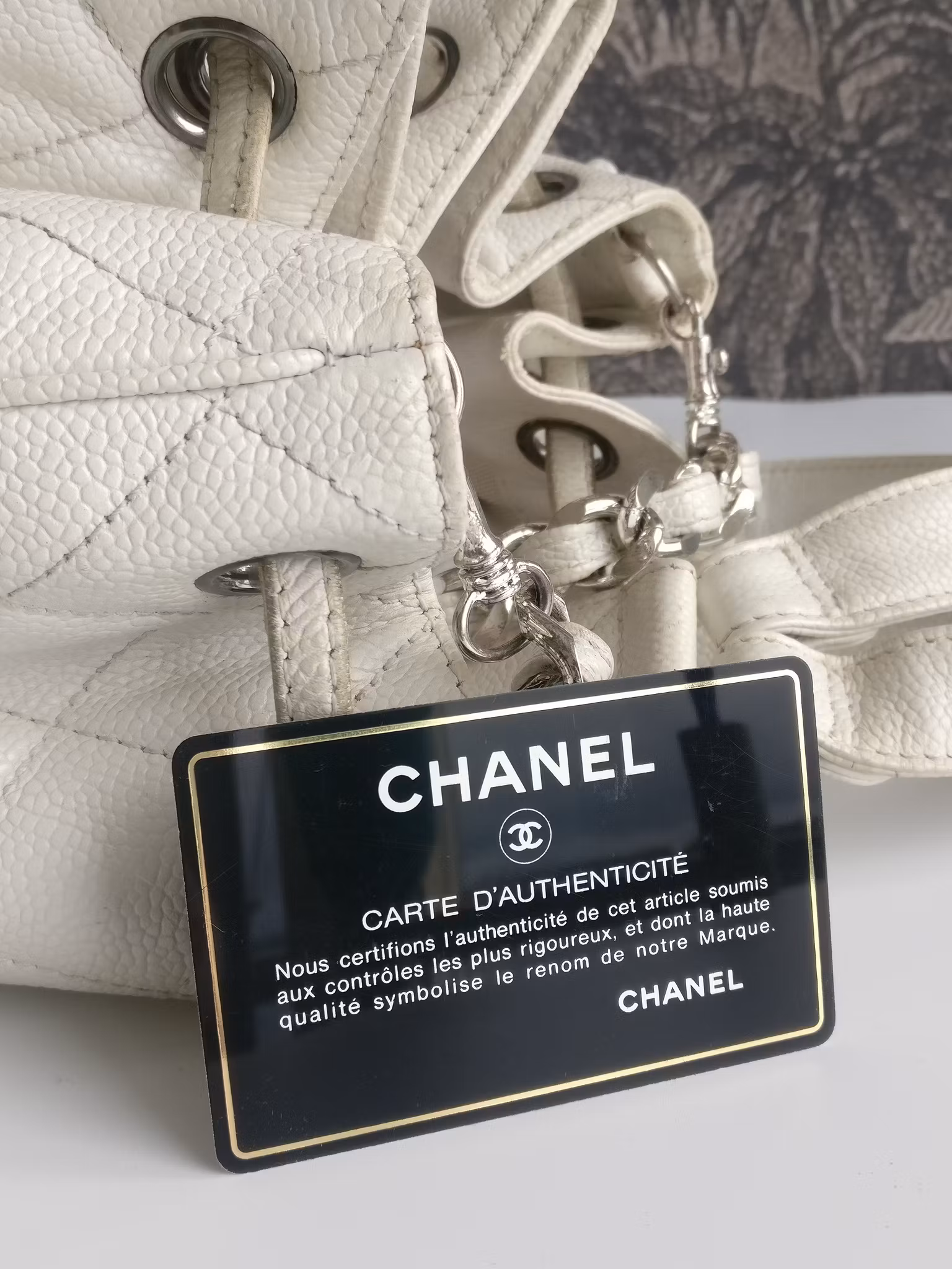 Chanel backpack / tote
