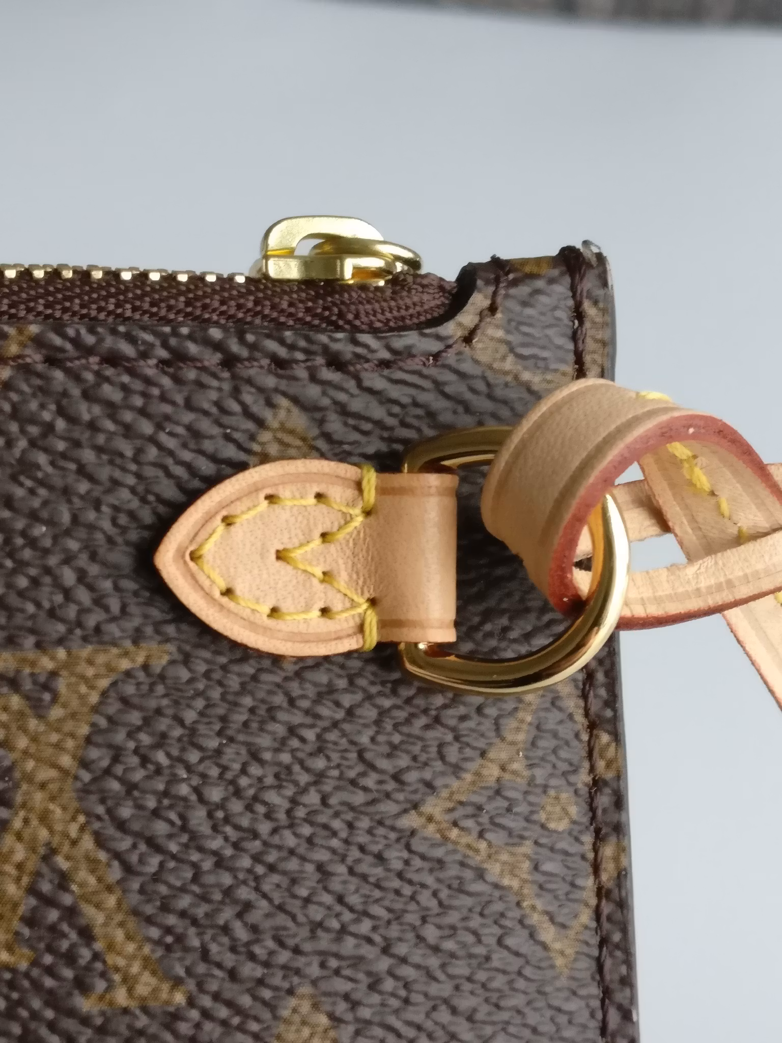 Louis Vuitton Neverfull MM pochette monogram