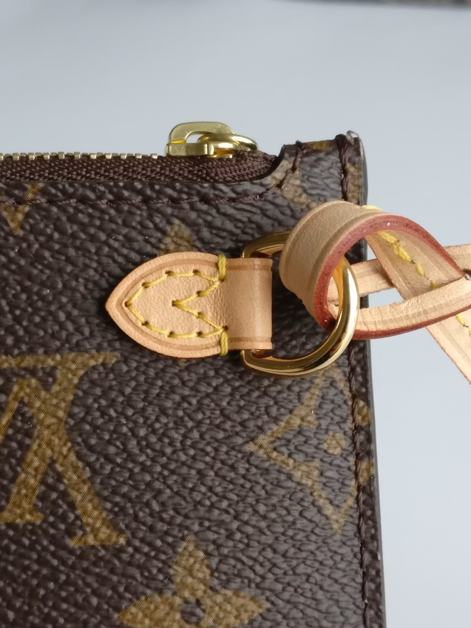 Louis Vuitton Neverfull MM pochette monogram