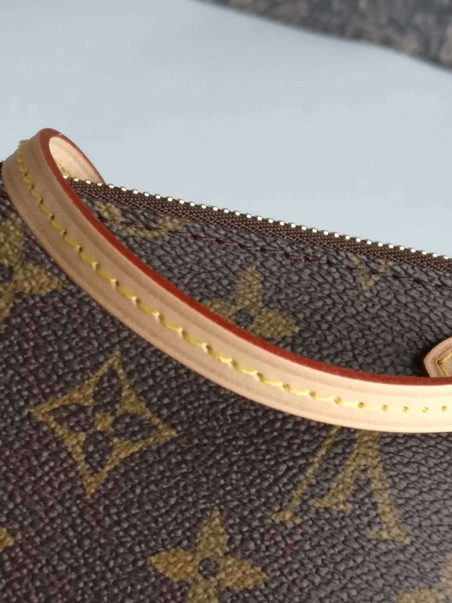 Louis Vuitton Neverfull MM pochette monogram