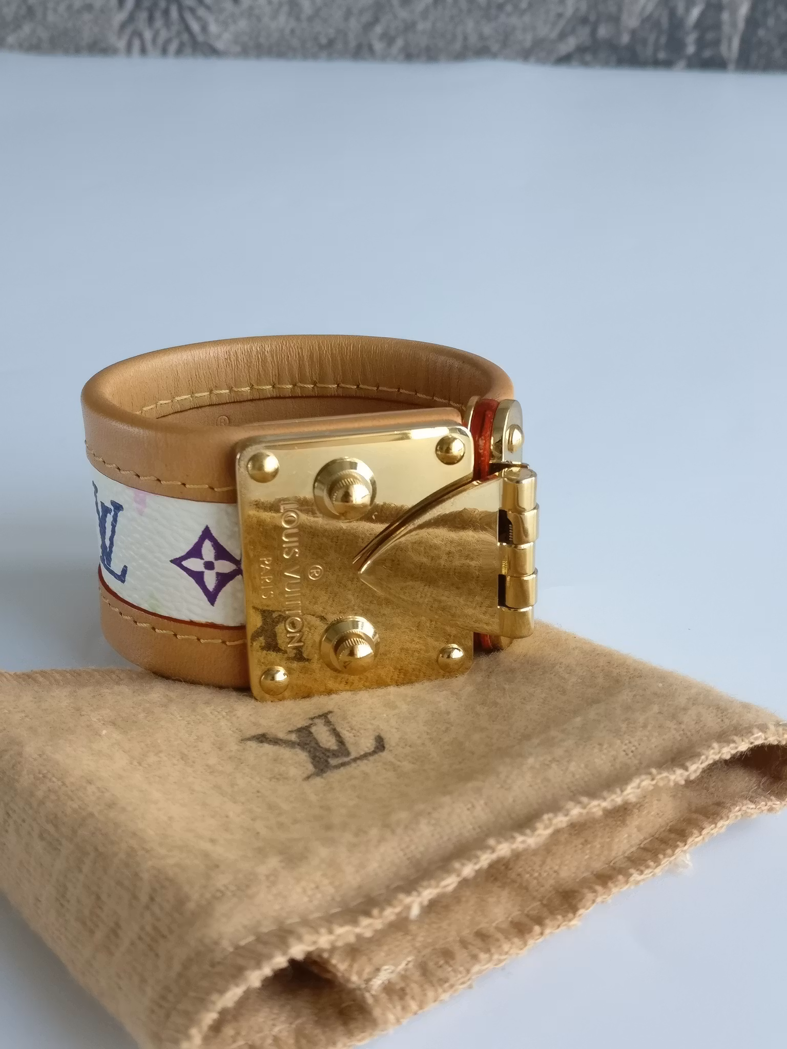 Louis Vuitton multicolore cuff bracelet