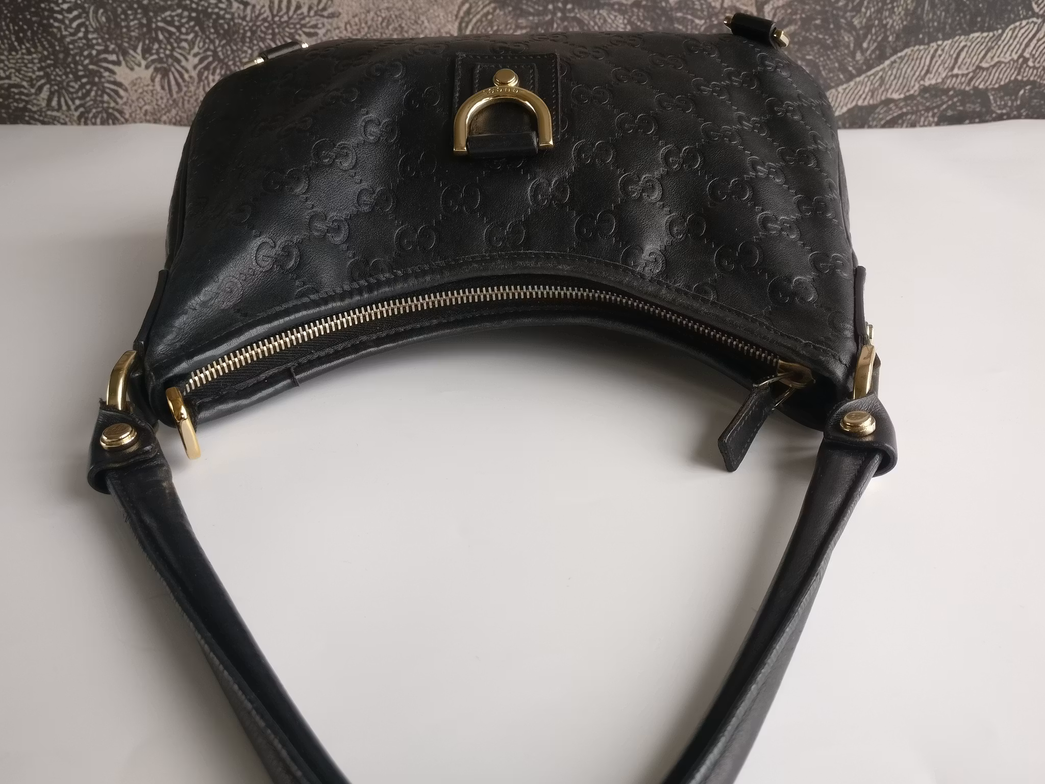 Gucci Guccissima Leather Abbey hobo