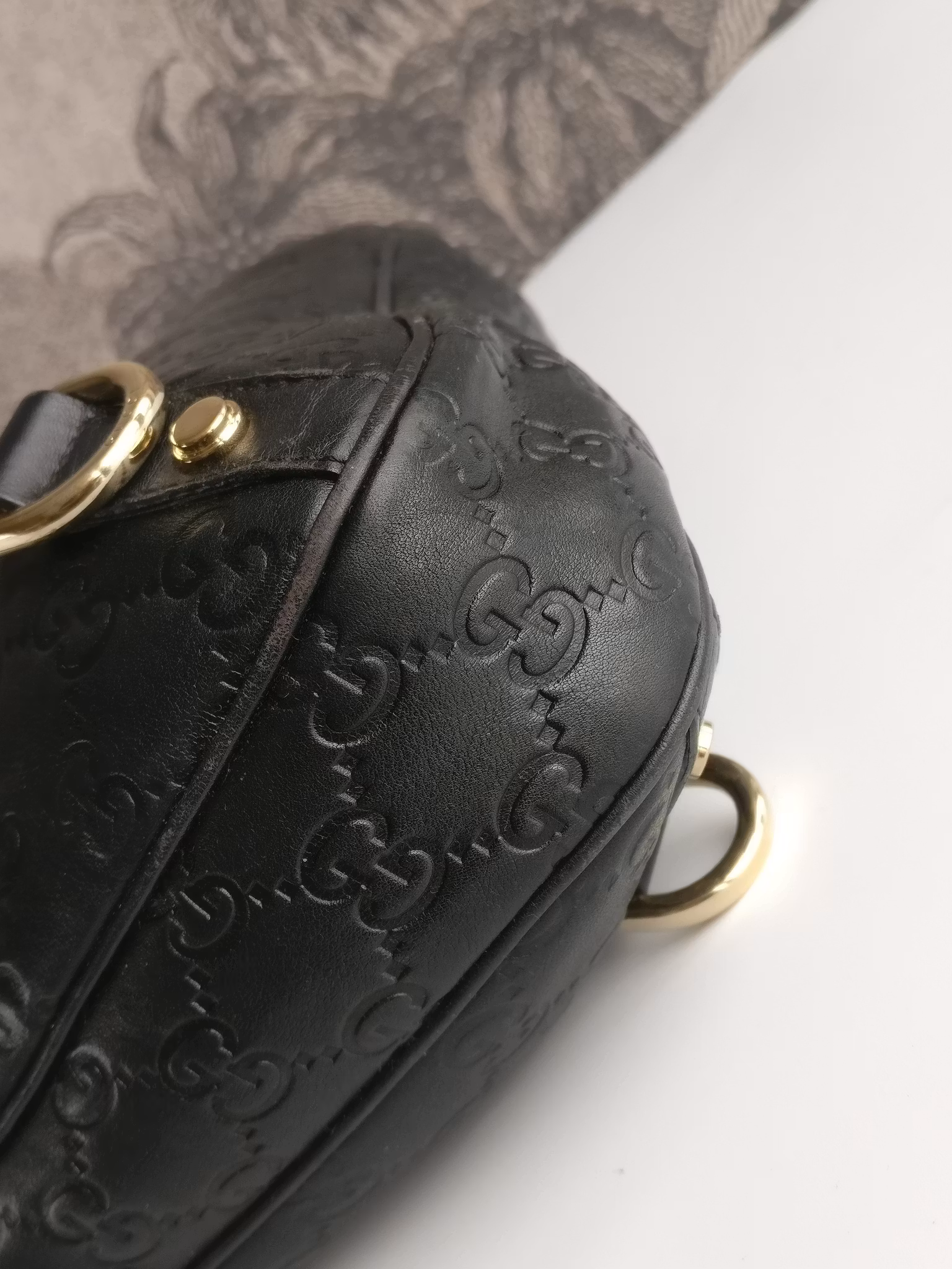 Gucci Guccissima Leather Abbey hobo
