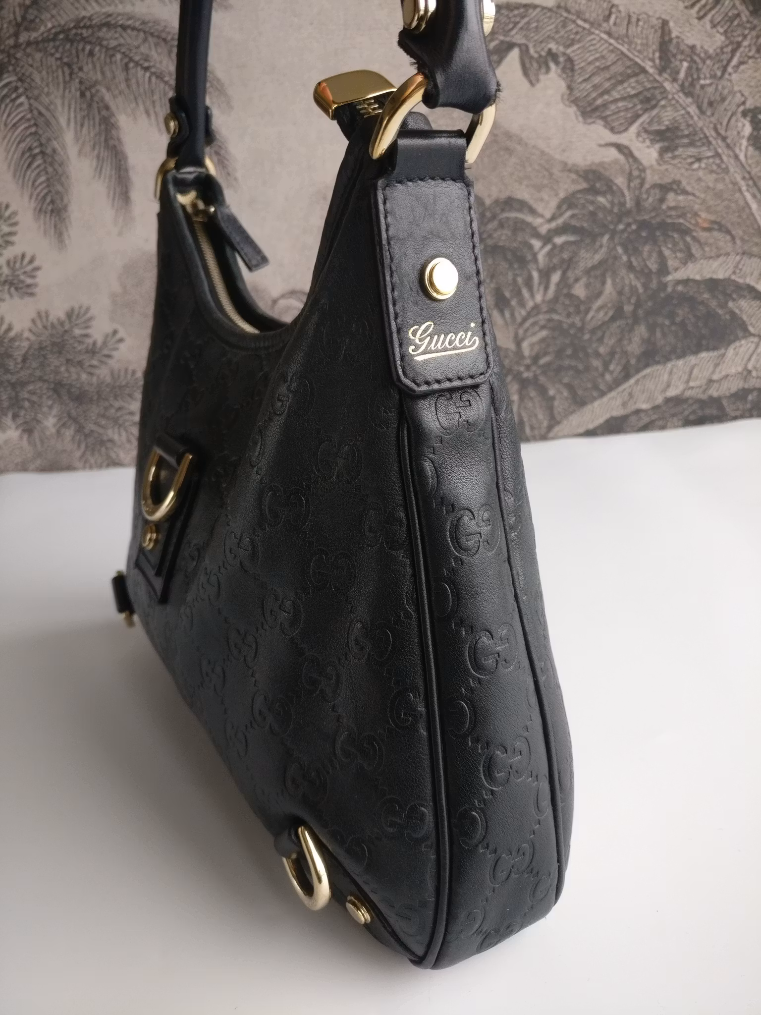 Gucci Guccissima Leather Abbey hobo
