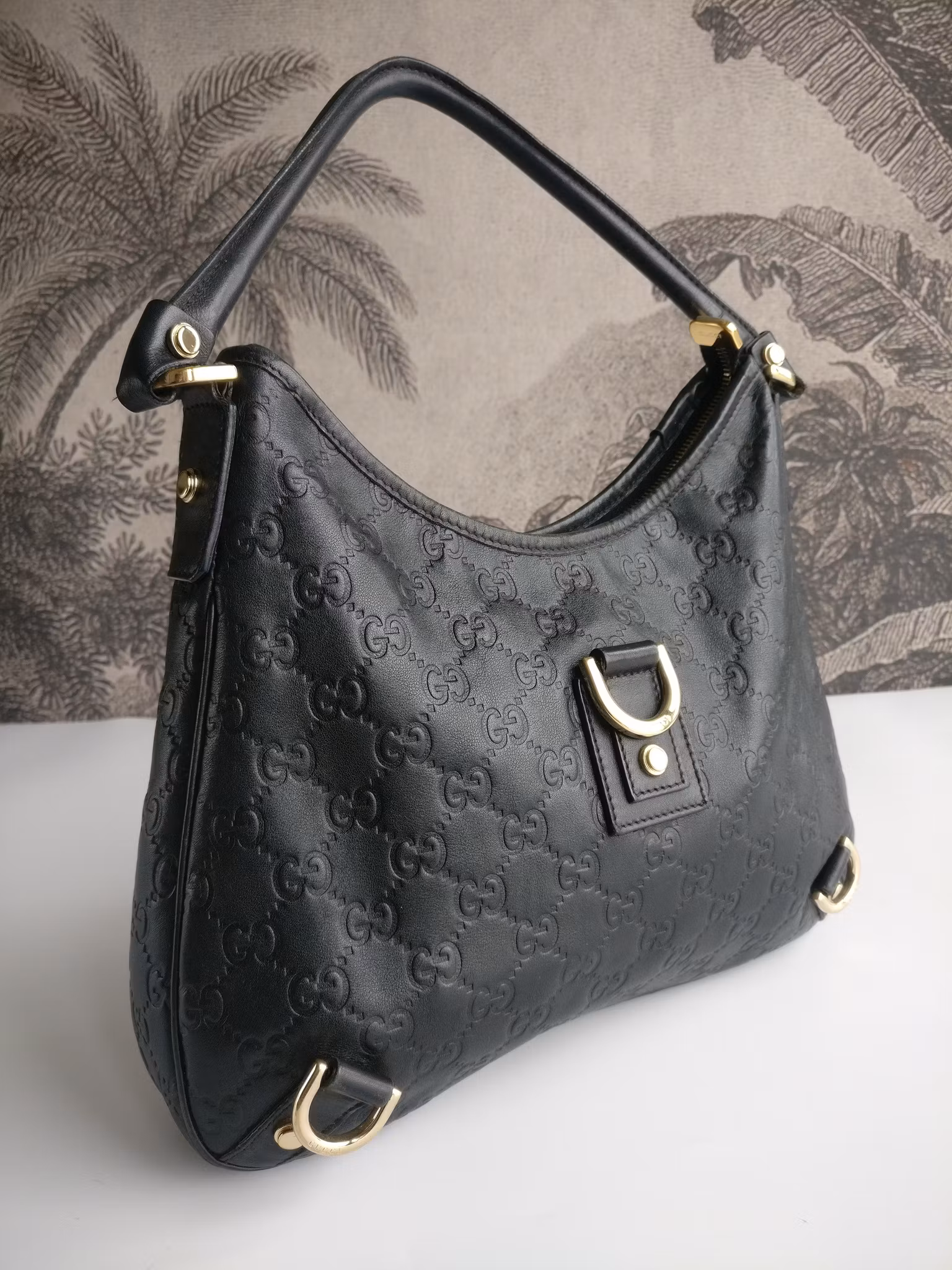 Gucci Guccissima Leather Abbey hobo