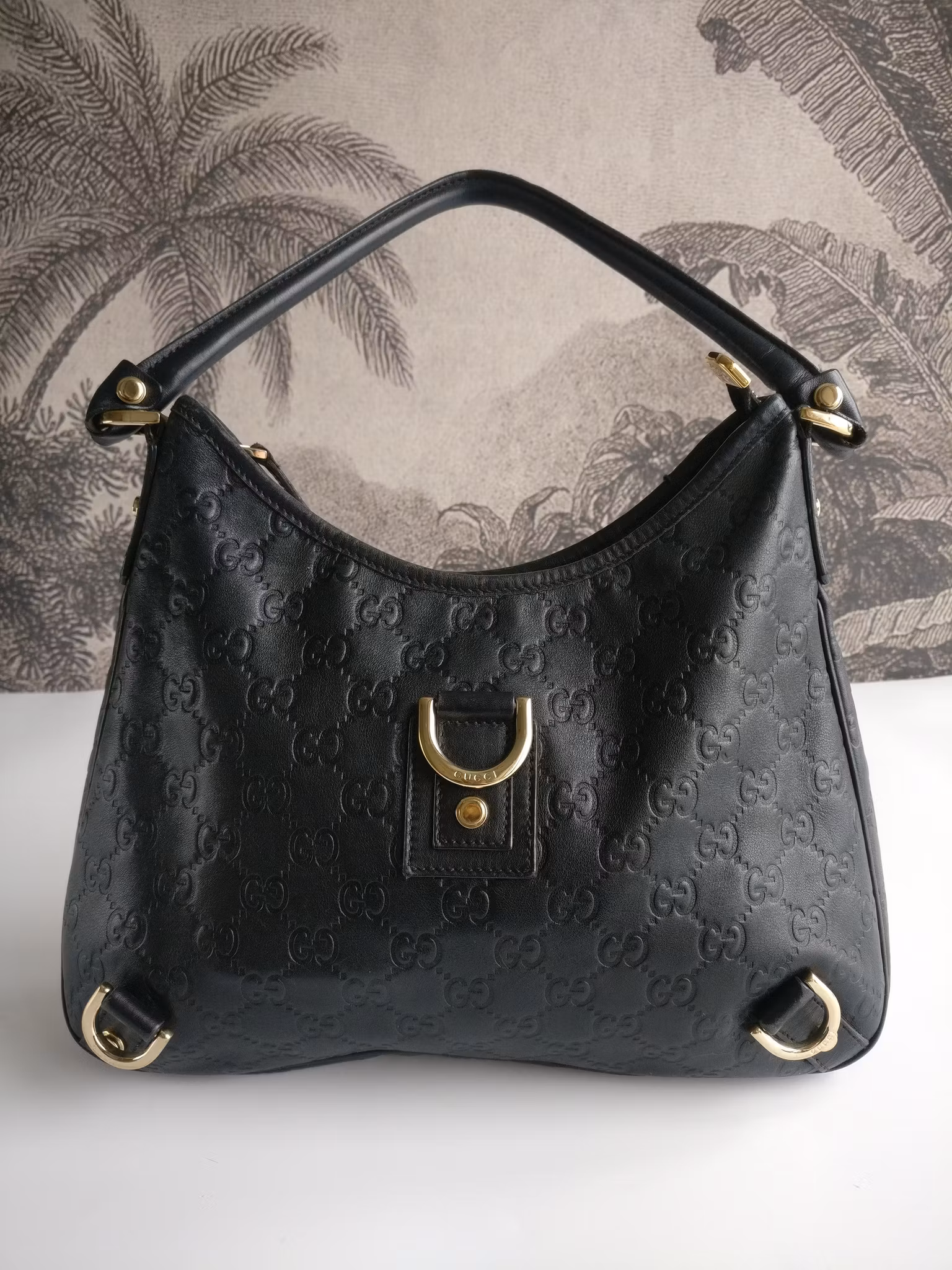 Gucci Guccissima Leather Abbey hobo