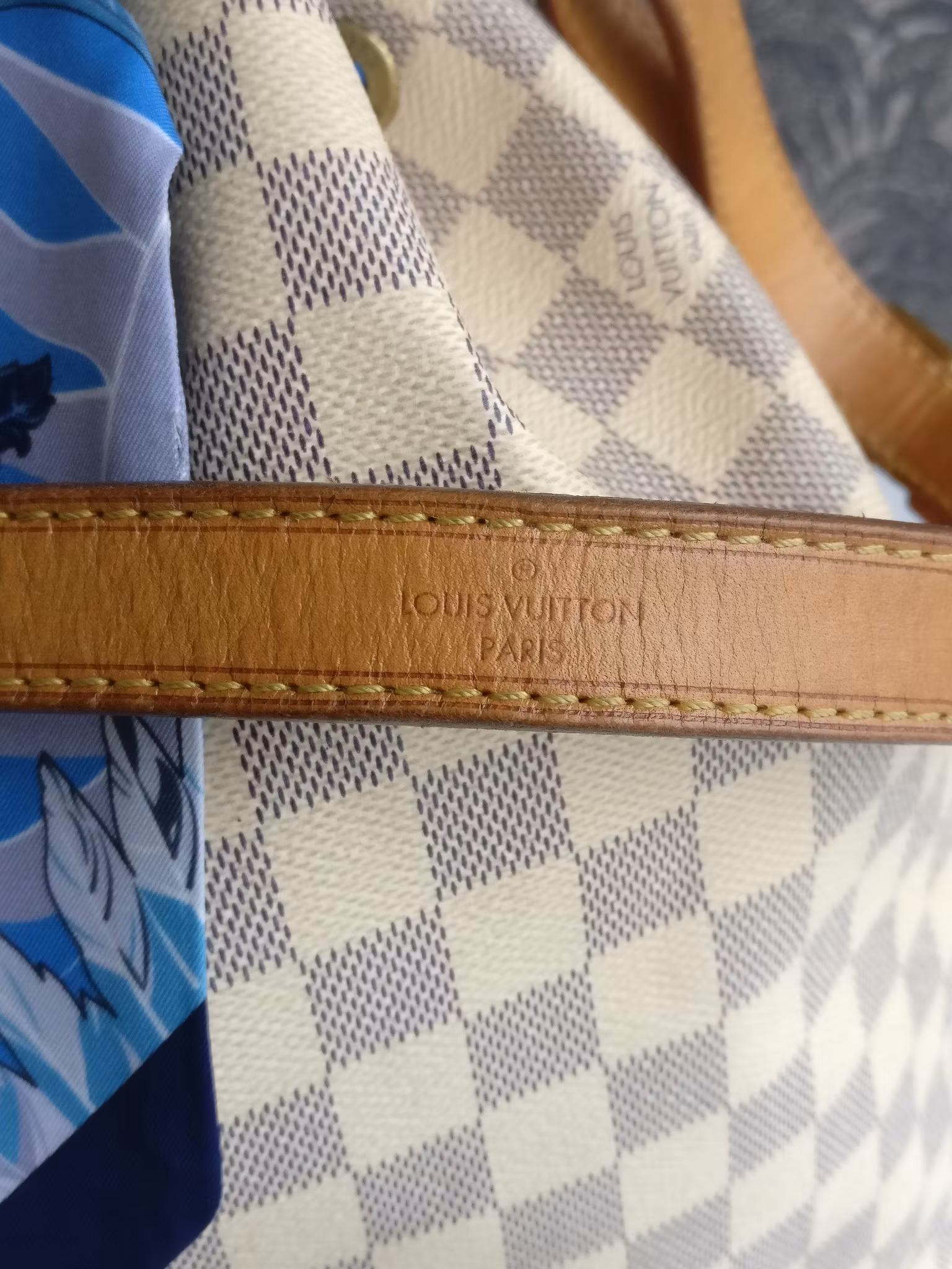 Louis Vuitton Noé GM damier azur