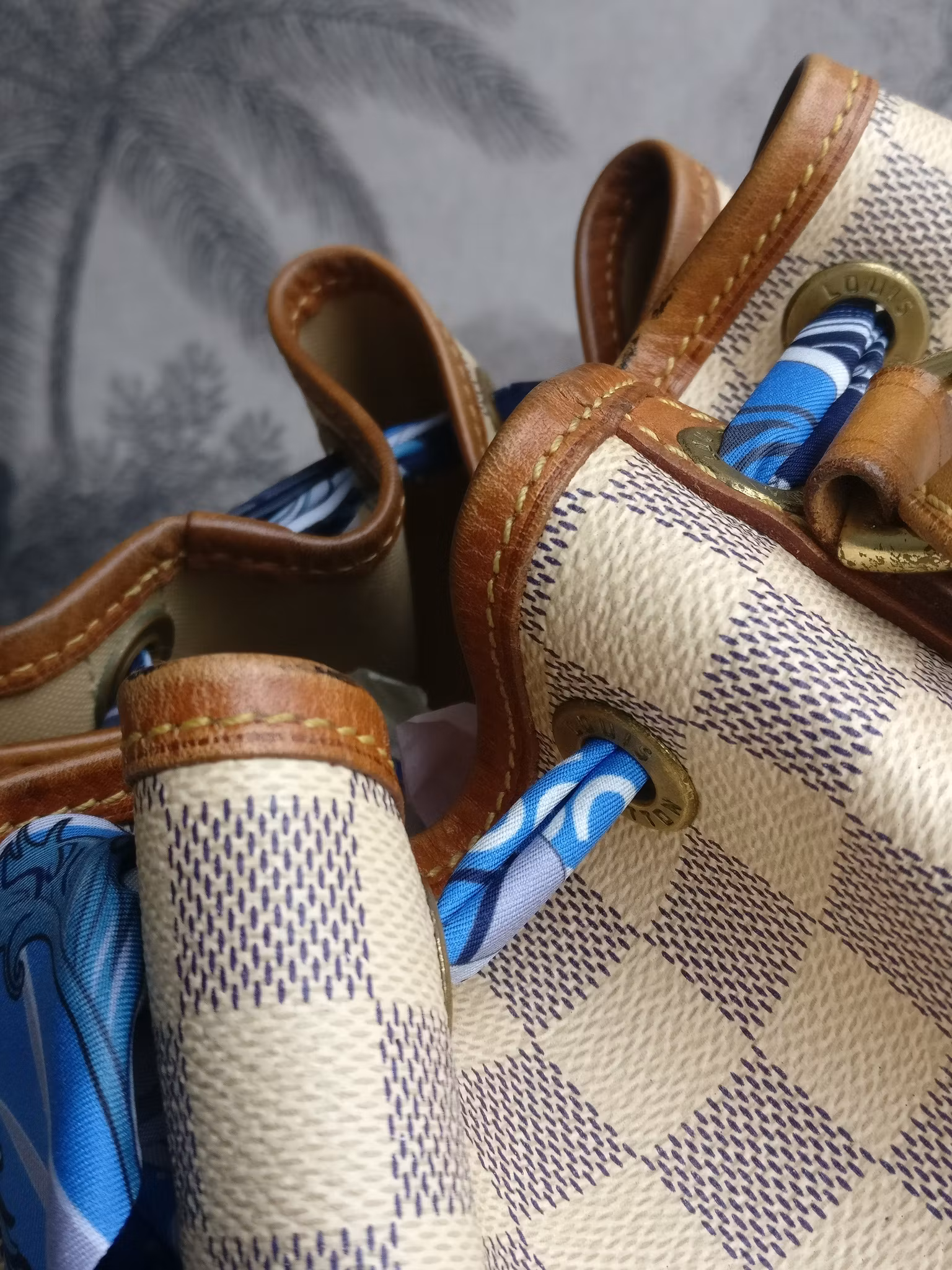 Louis Vuitton Noé GM damier azur