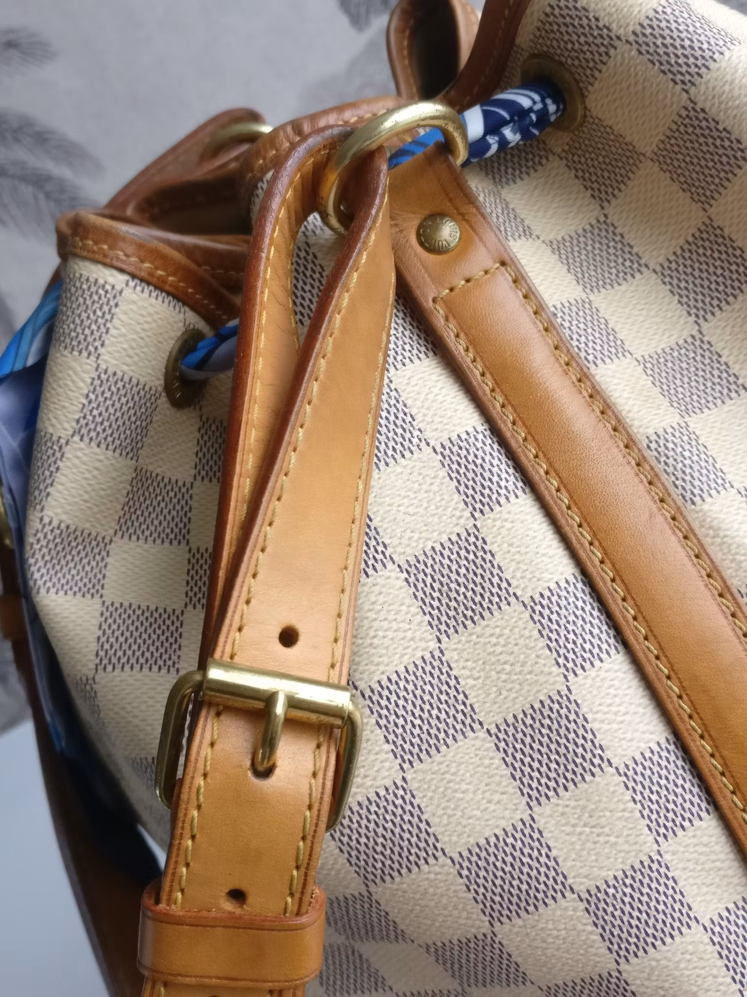 Louis Vuitton Noé GM damier azur