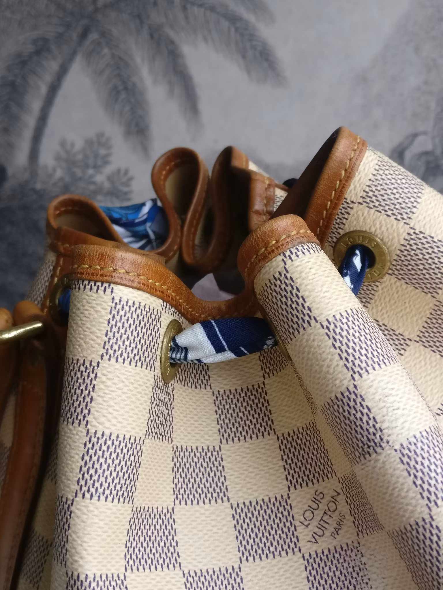 Louis Vuitton Noé GM damier azur