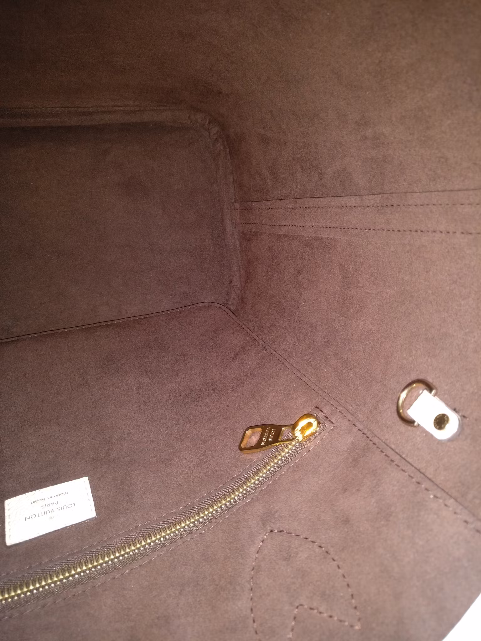 Louis Vuitton Neverfull MM empreinte crème