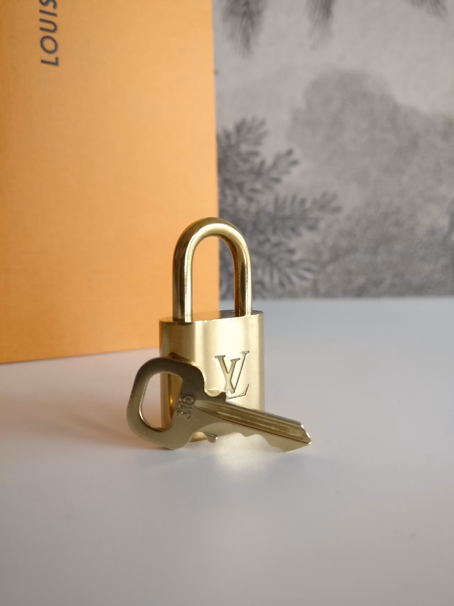 Louis Vuitton padlock 316 with key