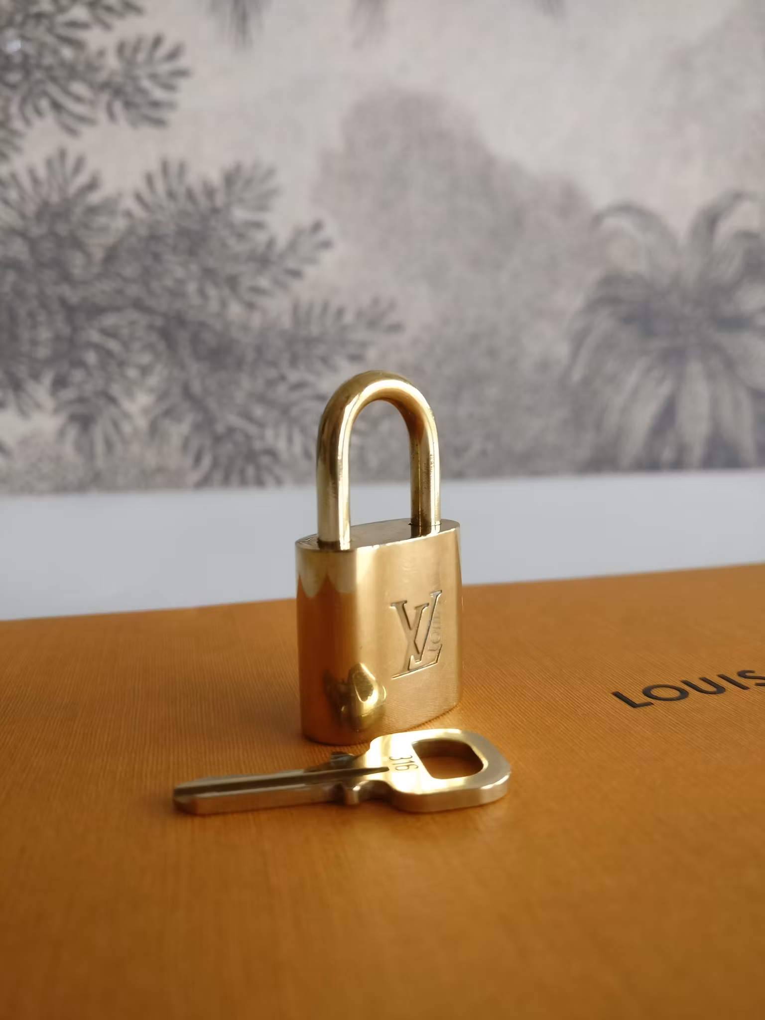 Louis Vuitton padlock 316 with key