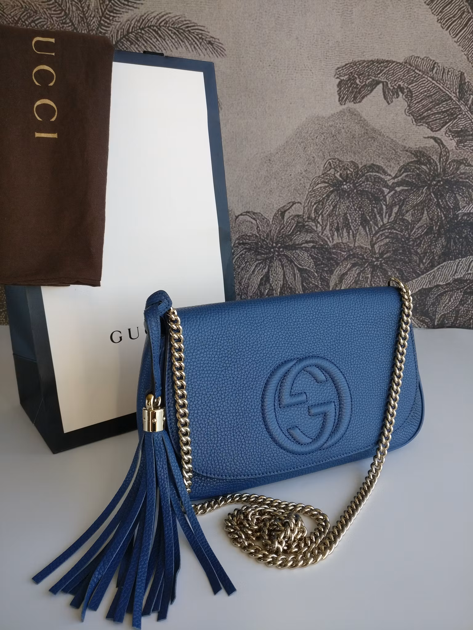 Gucci Soho Long flap chain bag