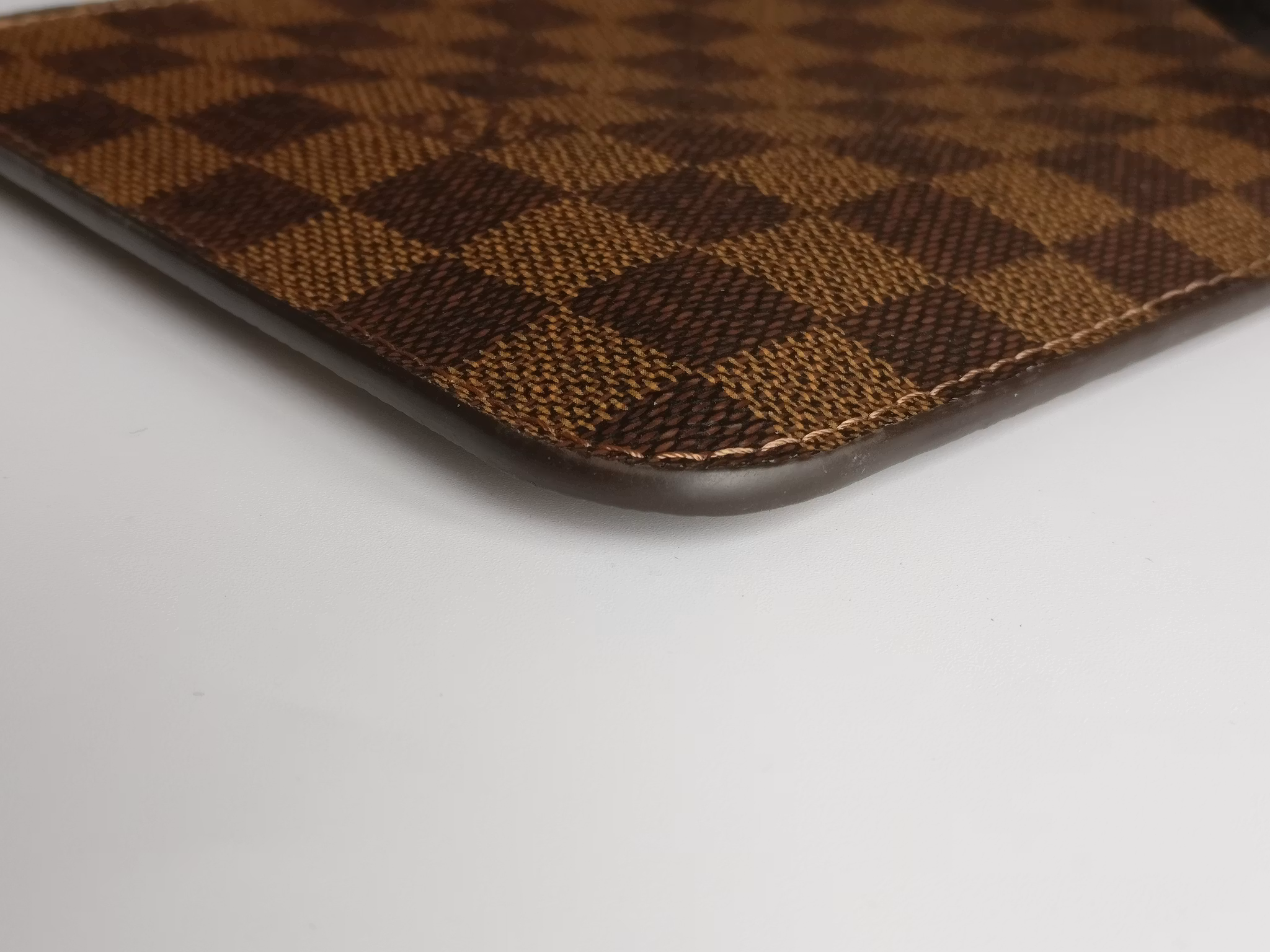 Louis Vuitton Neverfull MM pochette damier ebene