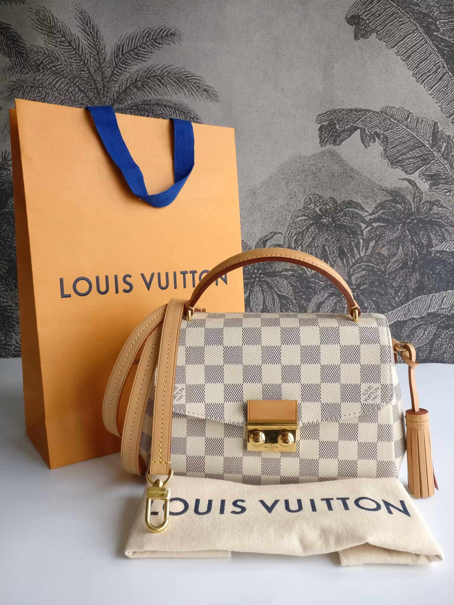 Louis Vuitton Croisette damier azur