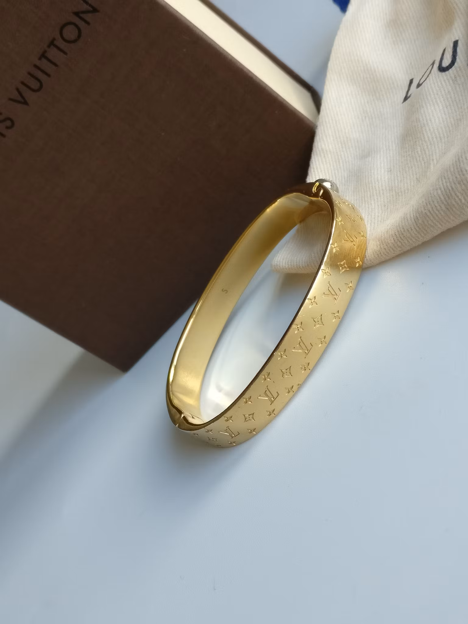 Louis Vuitton Nanogram cuff bracelet