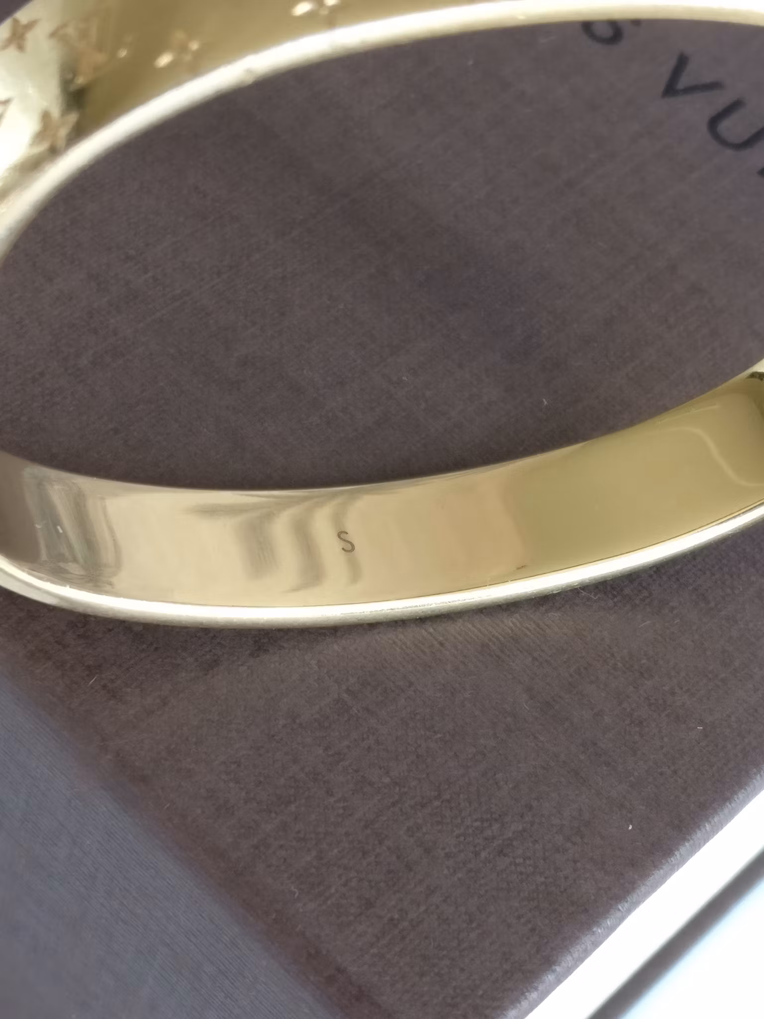 Louis Vuitton Nanogram cuff bracelet