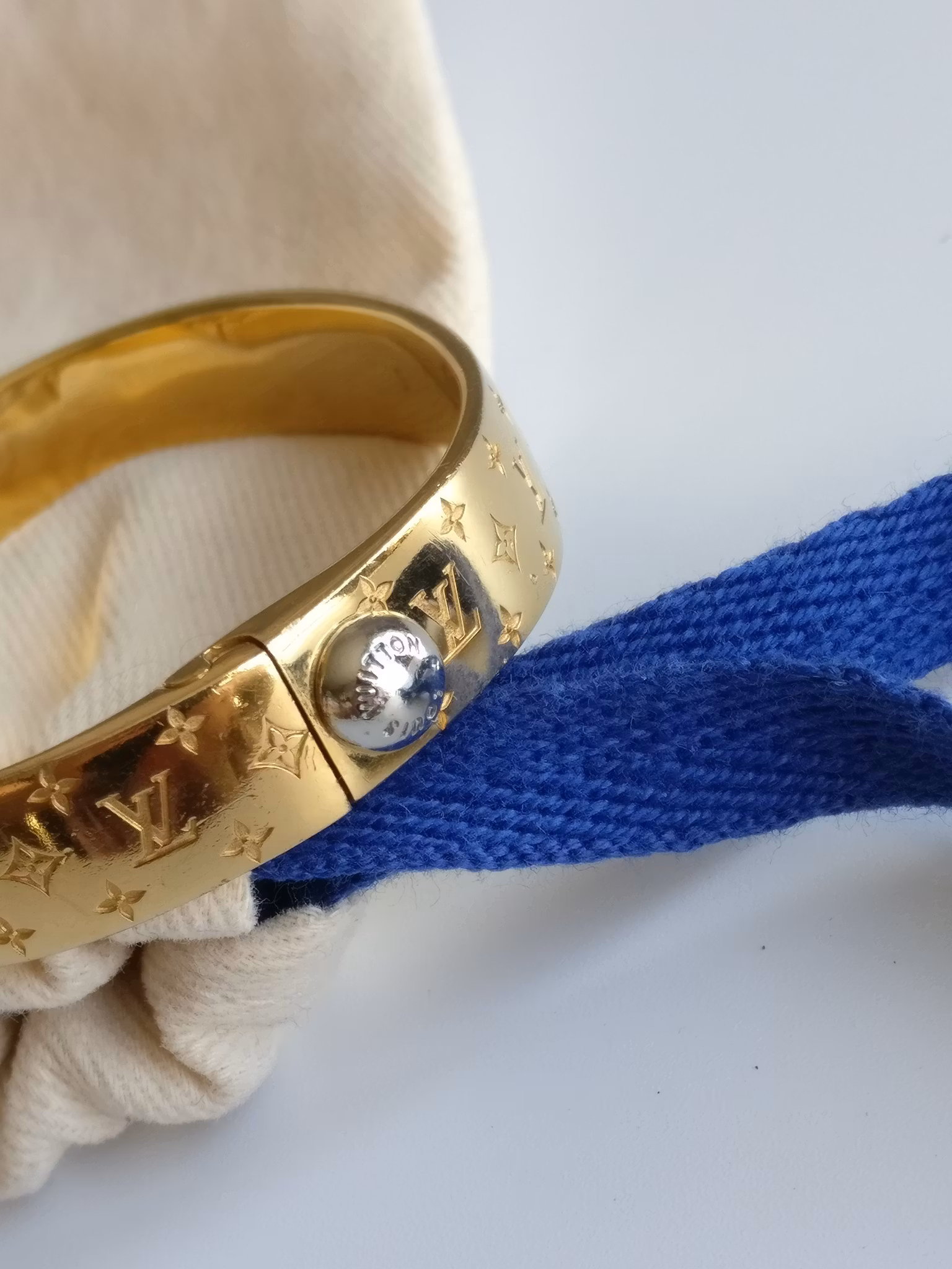 Louis Vuitton Nanogram cuff bracelet