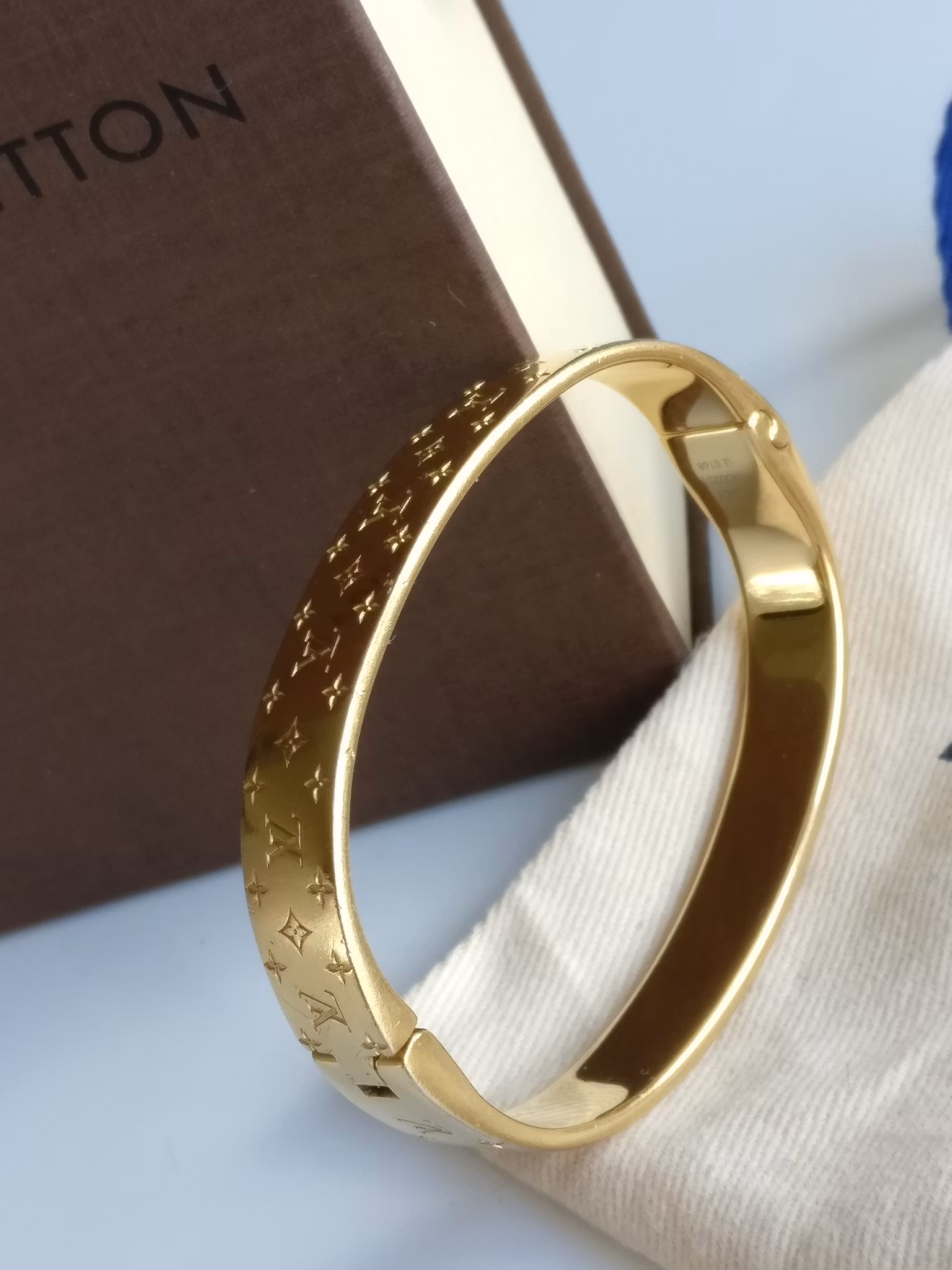 Louis Vuitton Nanogram cuff bracelet