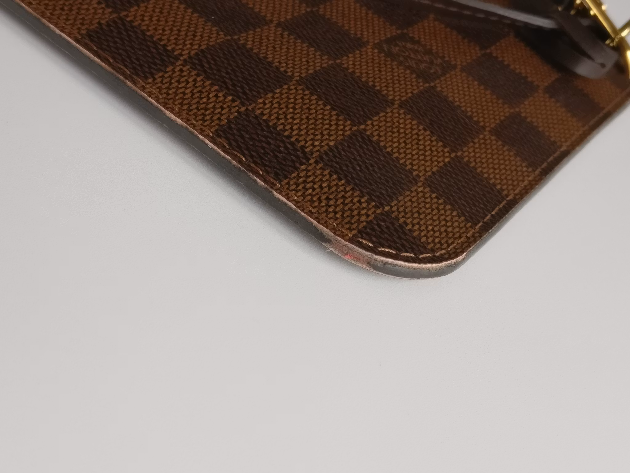 Louis Vuitton Neverfull MM pochette damier ebene
