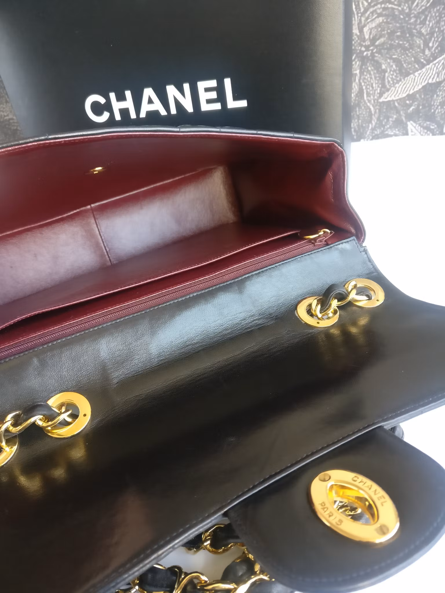 Chanel Jumbo Vertical Quilt Flap Bag