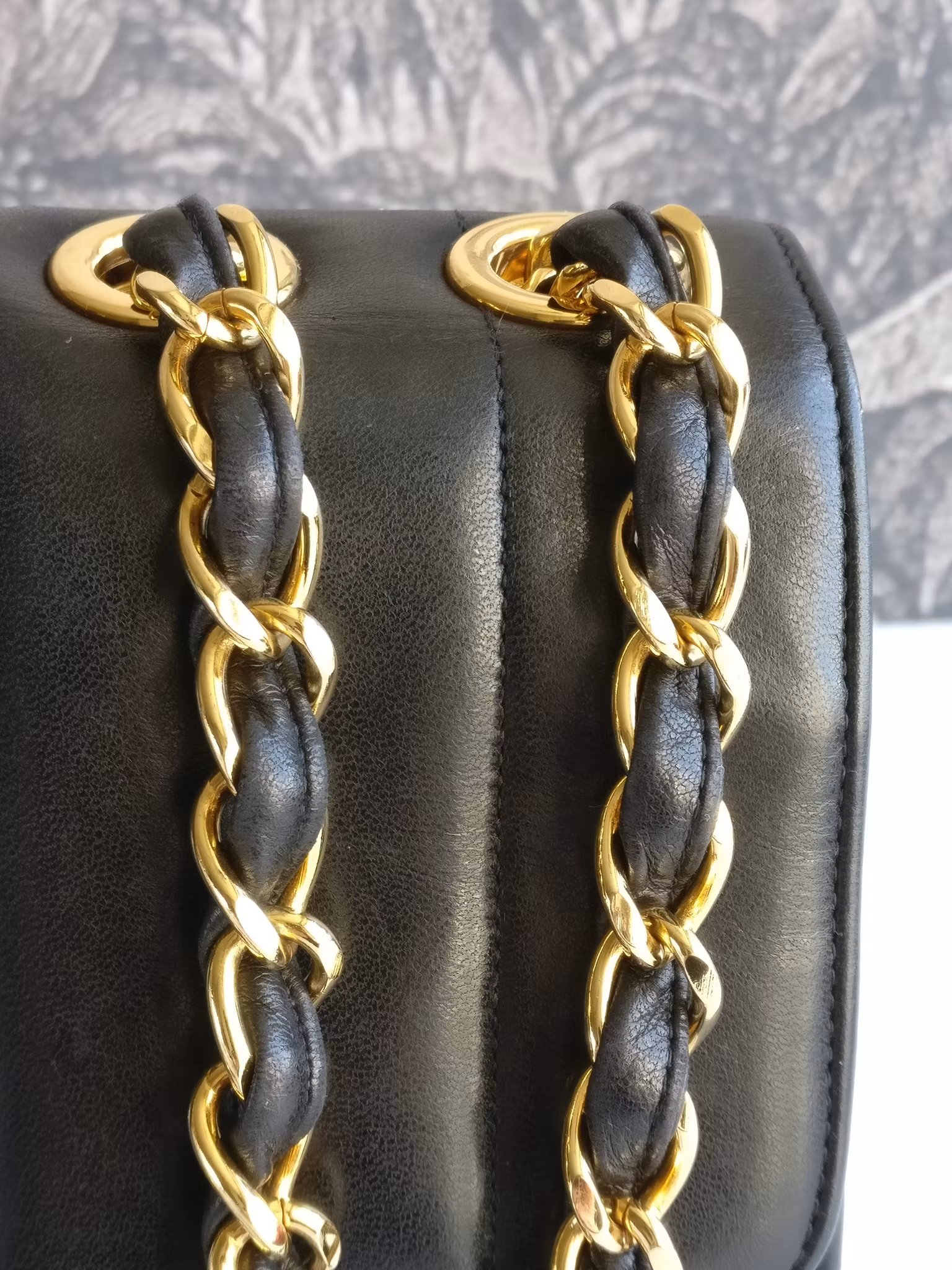 Chanel Jumbo Vertical Quilt Flap Bag