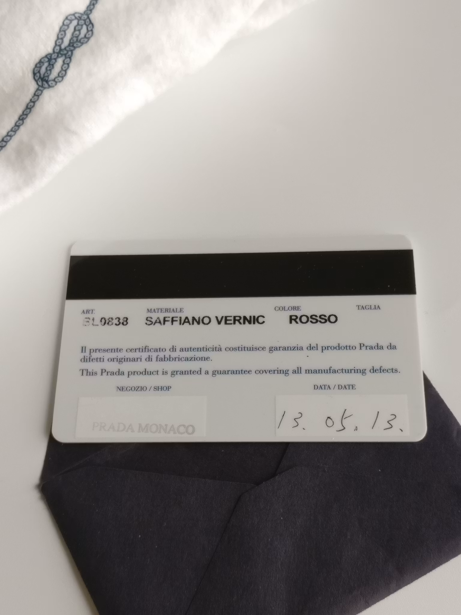 Prada Saffiano Lux Promenade Vernice Alma 25 small