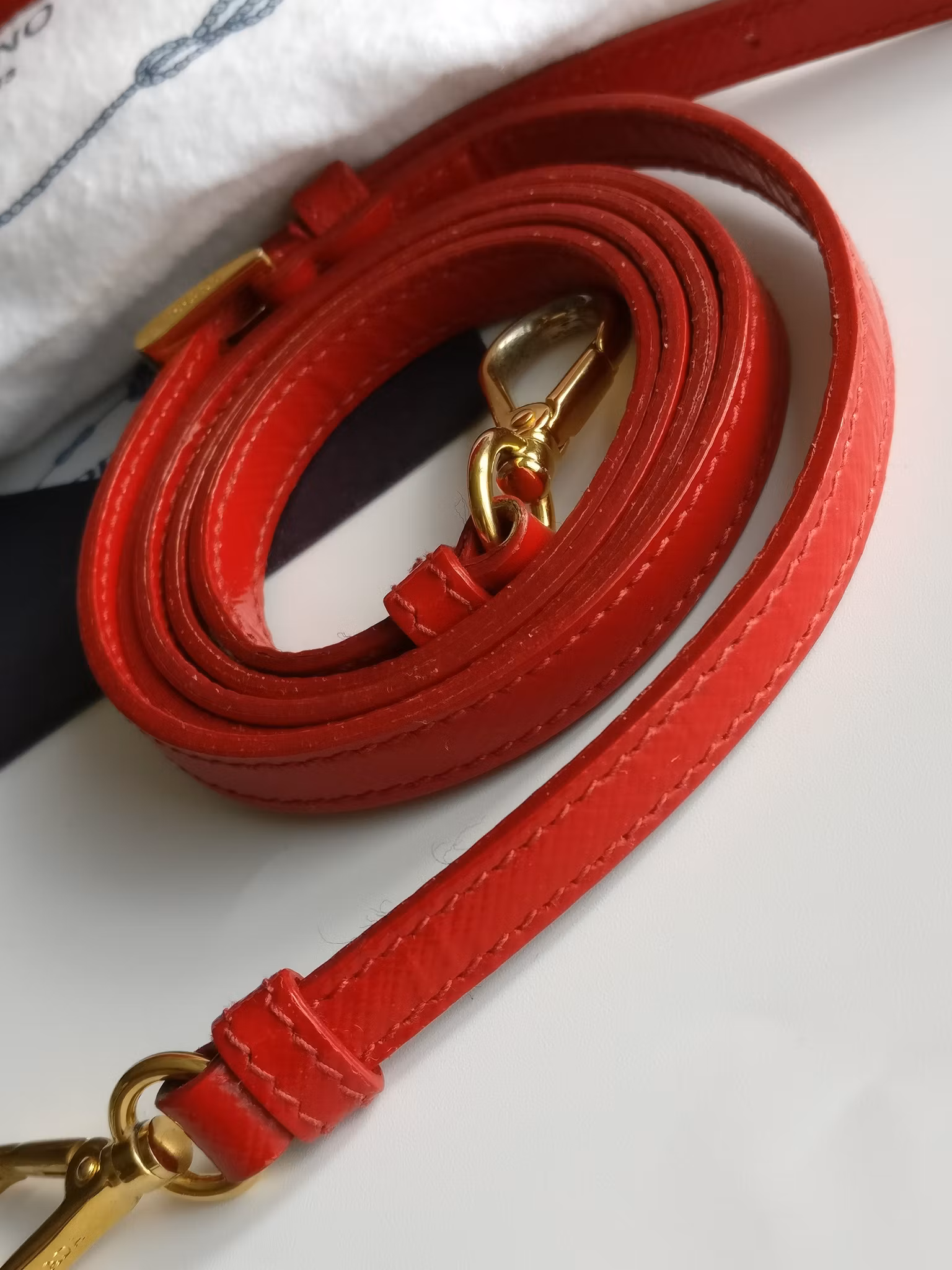 Prada Saffiano Lux Promenade Vernice Alma 25 small