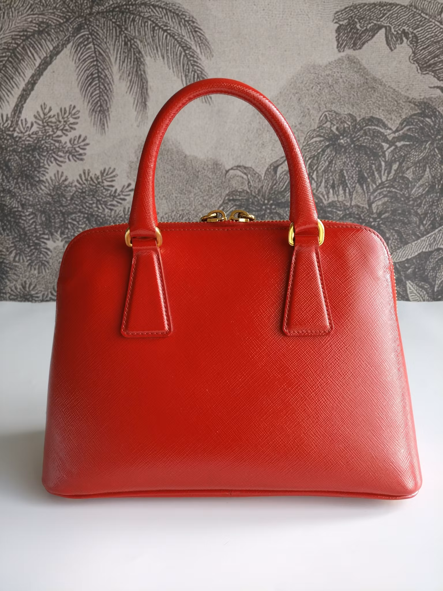 Prada Saffiano Lux Promenade Vernice Alma 25 small