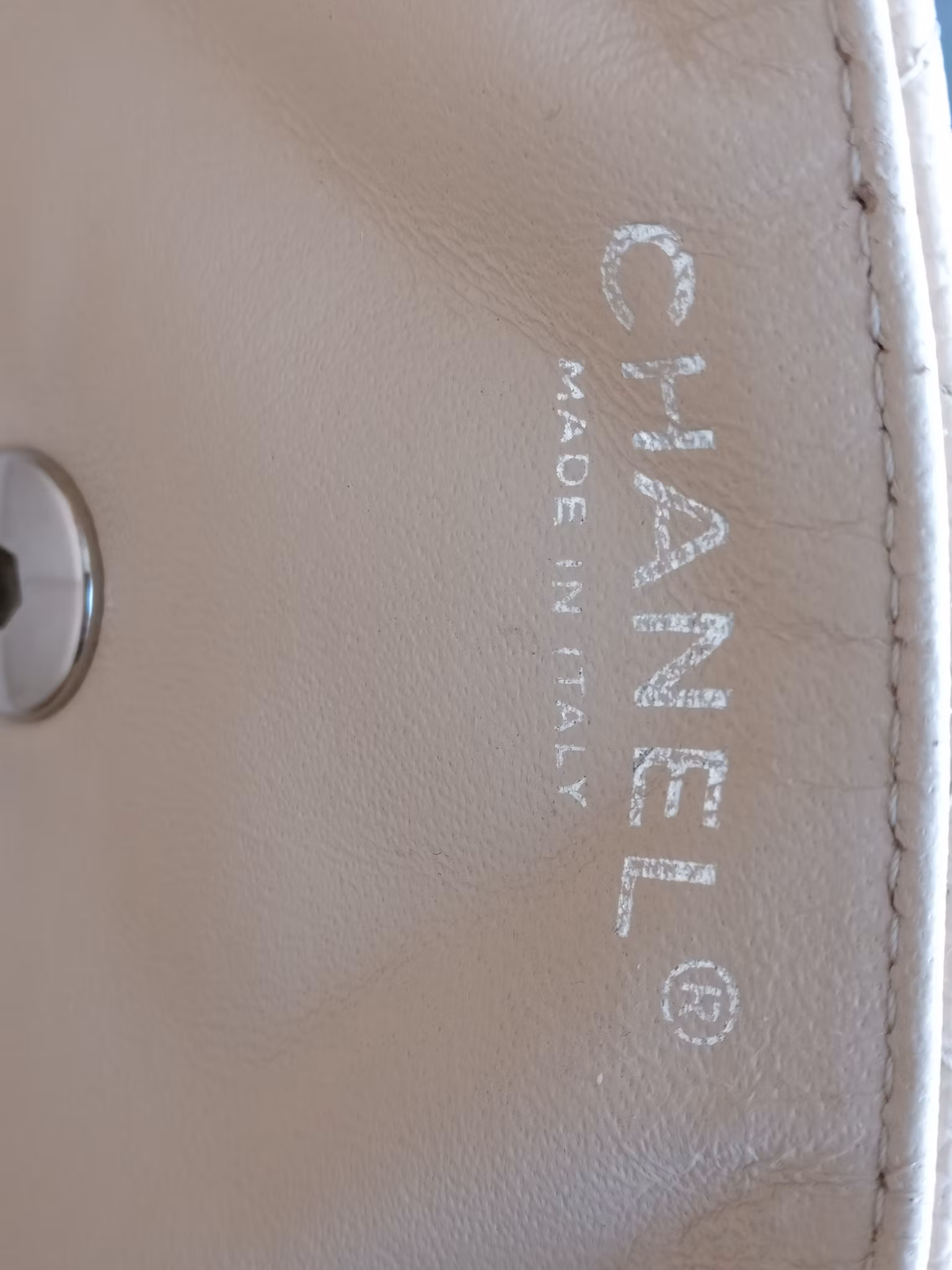 Chanel East West flap bag caviar
