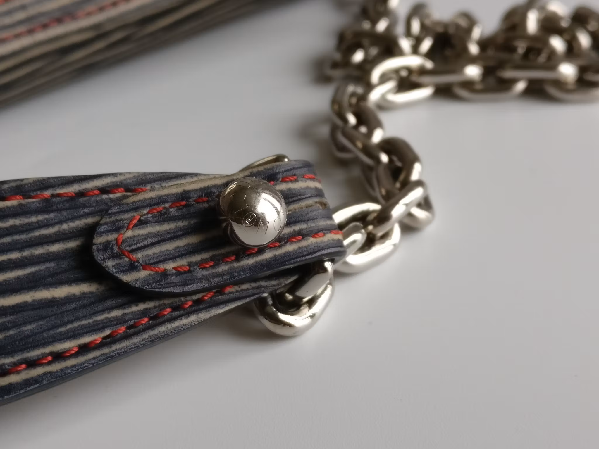 Louis Vuitton Epi Twist Denim Chain Wallet