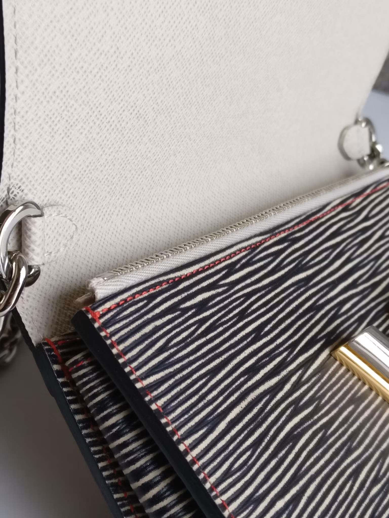 Louis Vuitton Epi Twist Denim Chain Wallet