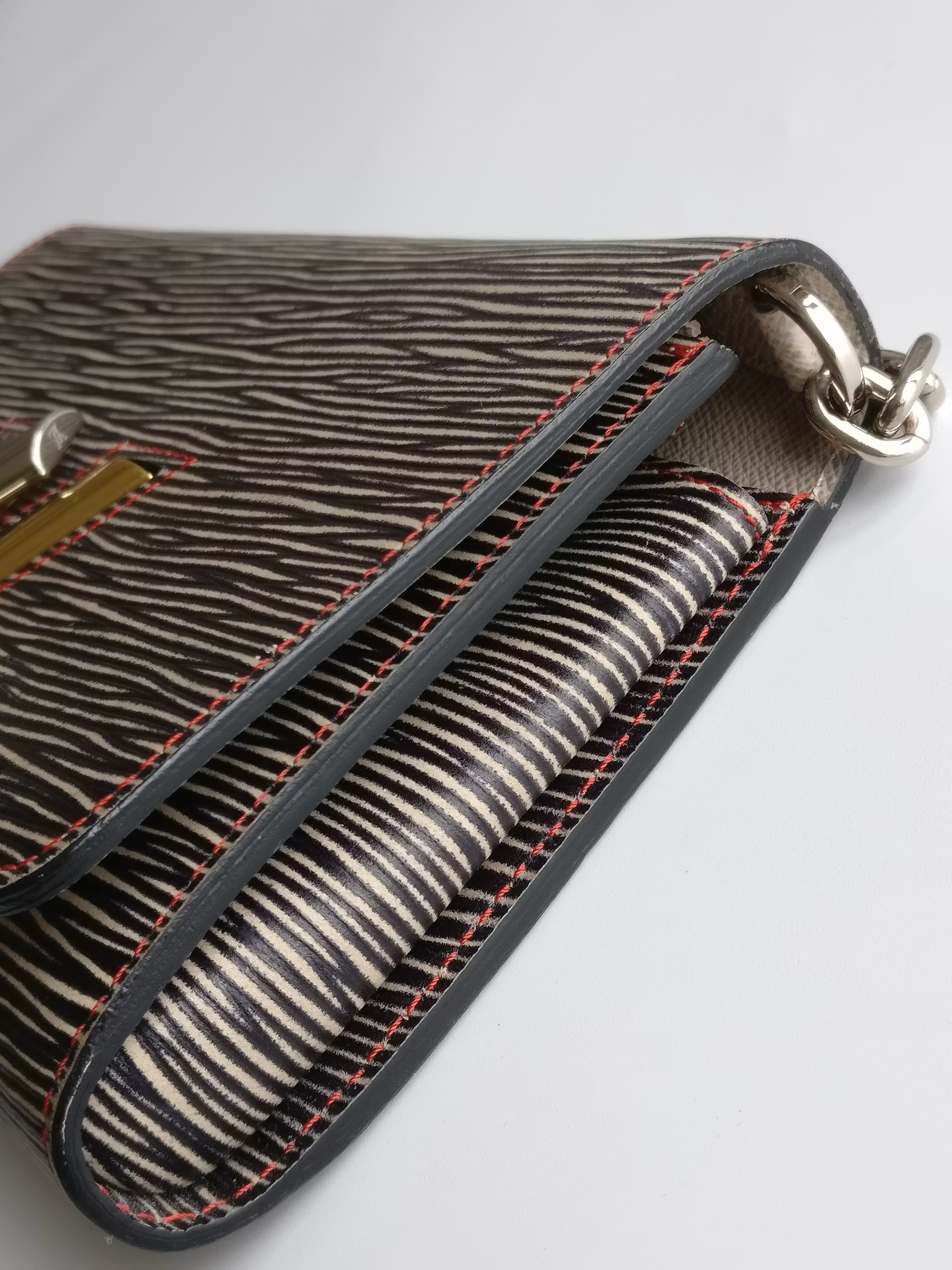 Louis Vuitton Epi Twist Denim Chain Wallet
