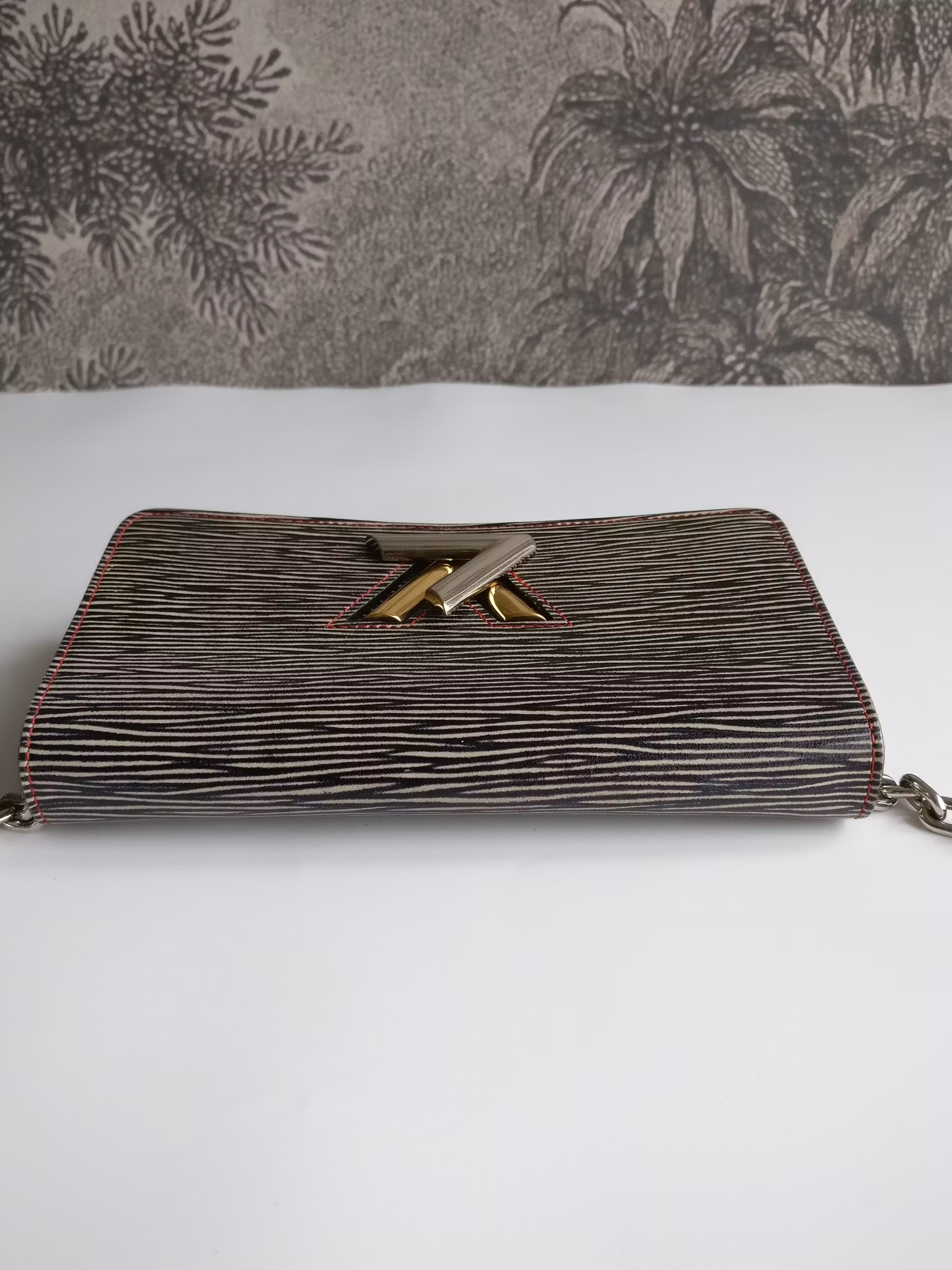 Louis Vuitton Epi Twist Denim Chain Wallet