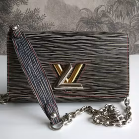 Louis Vuitton Epi Twist Denim Chain Wallet