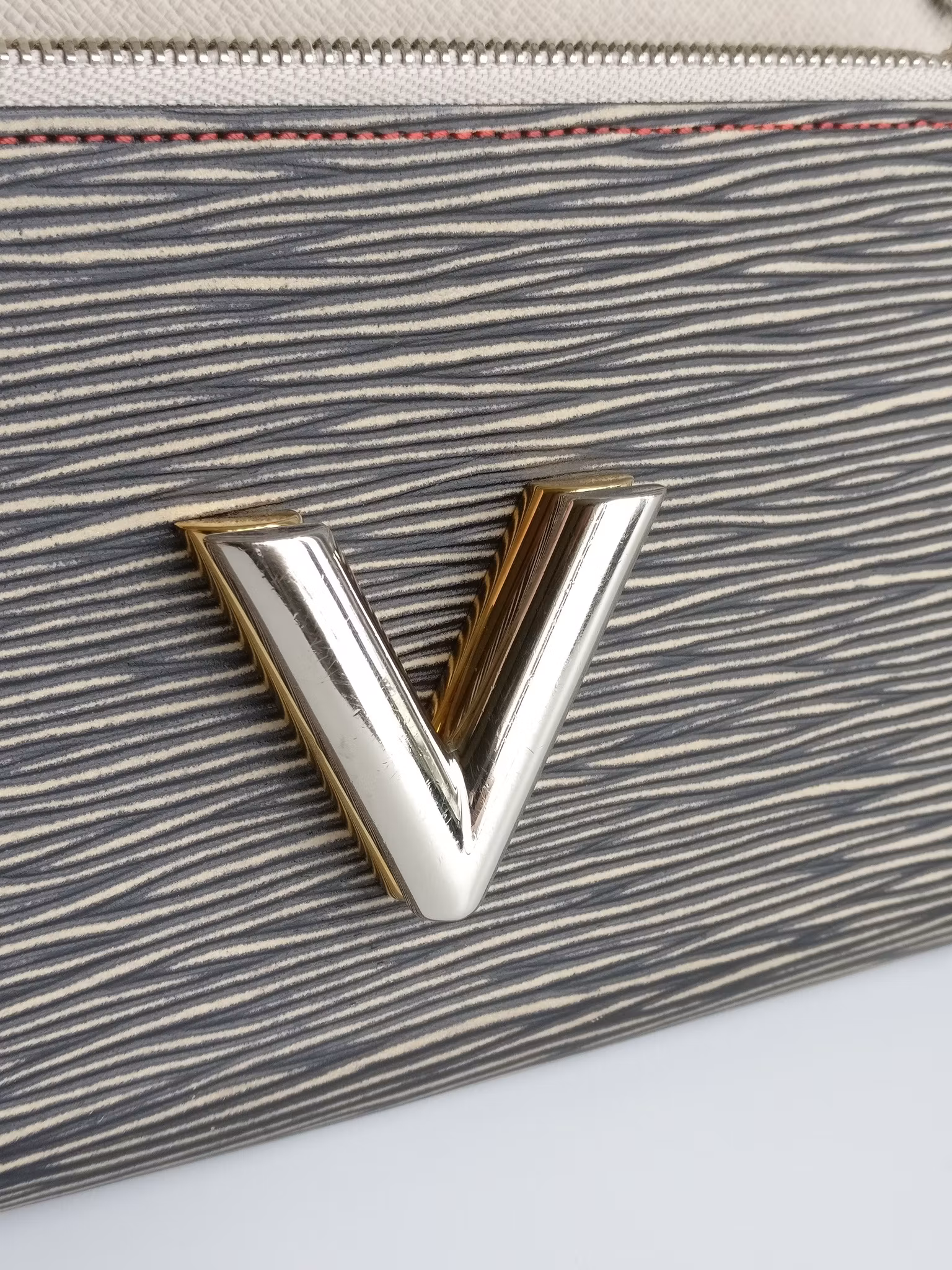 Louis Vuitton Epi Twist Denim Chain Wallet