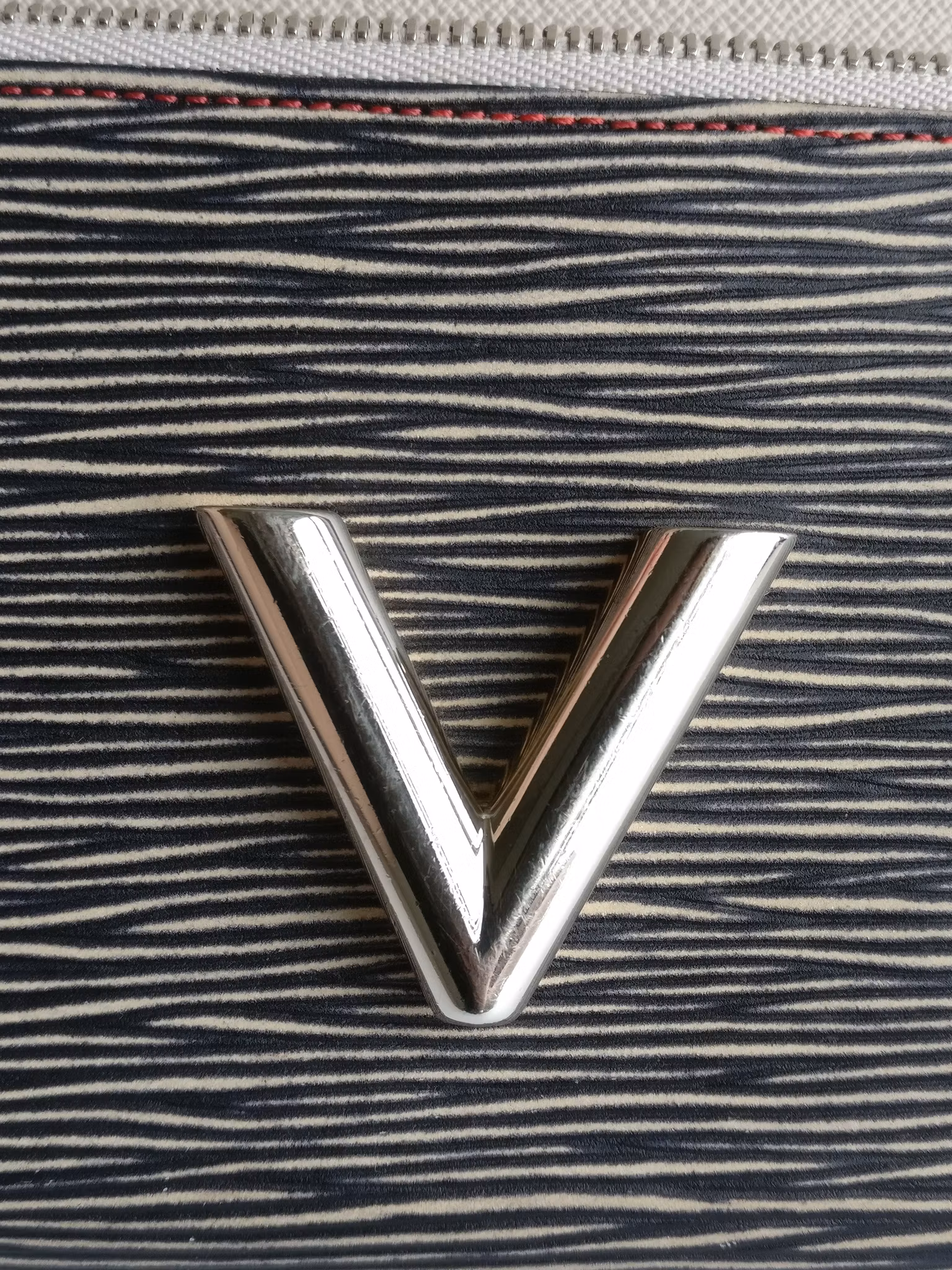 Louis Vuitton Epi Twist Denim Chain Wallet