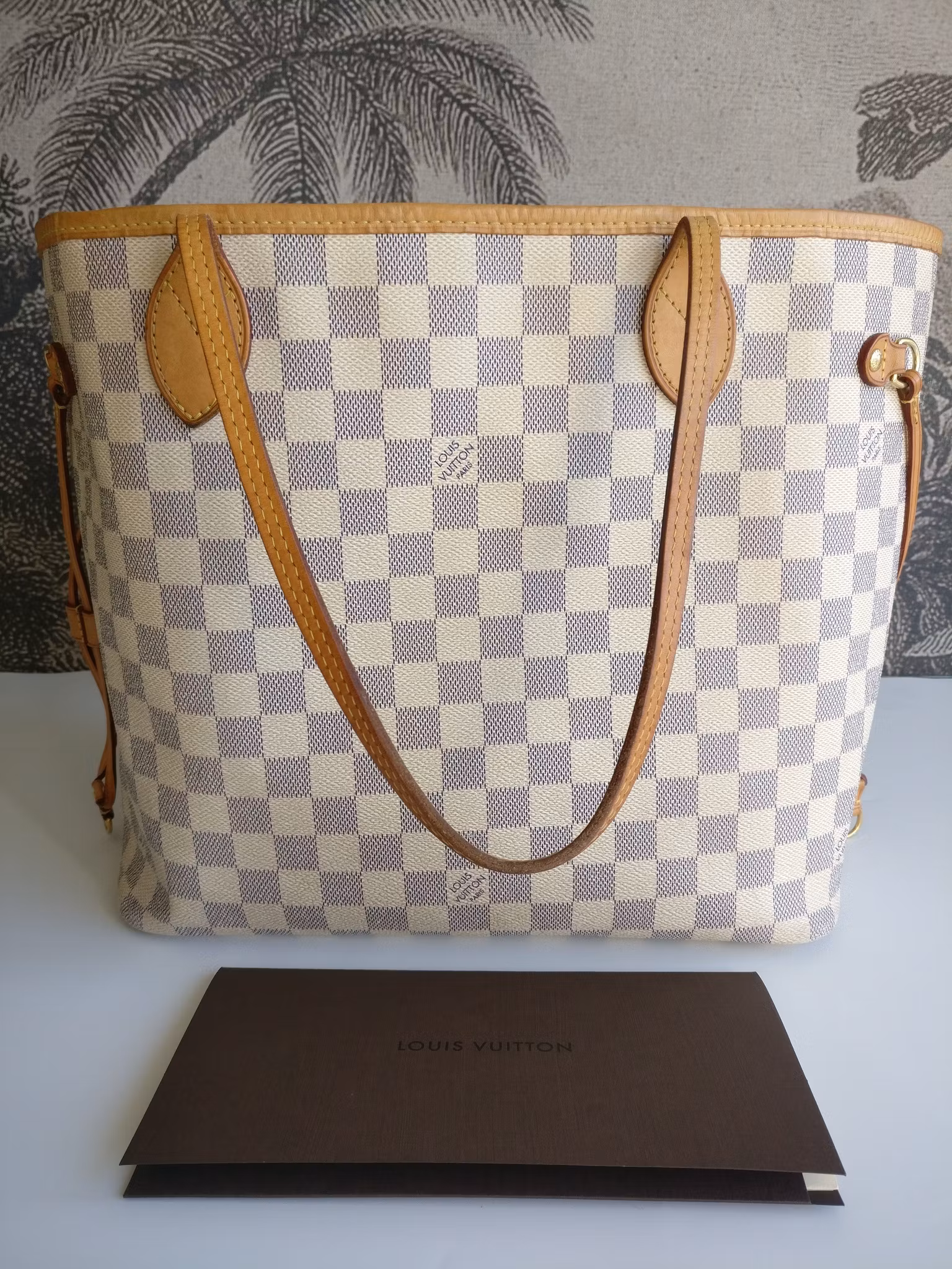 Louis Vuitton Neverfull MM damier azur