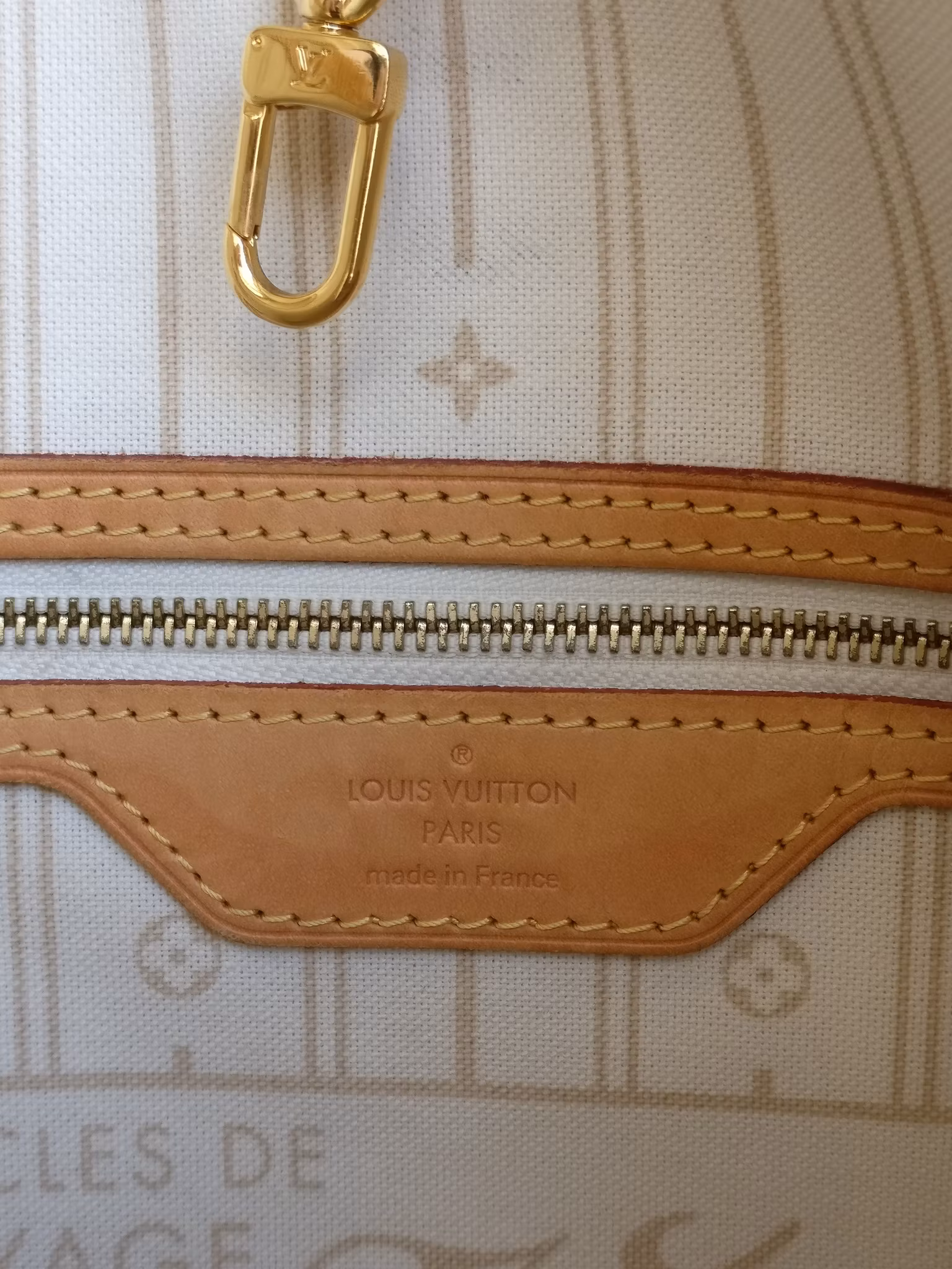 Louis Vuitton Neverfull MM damier azur