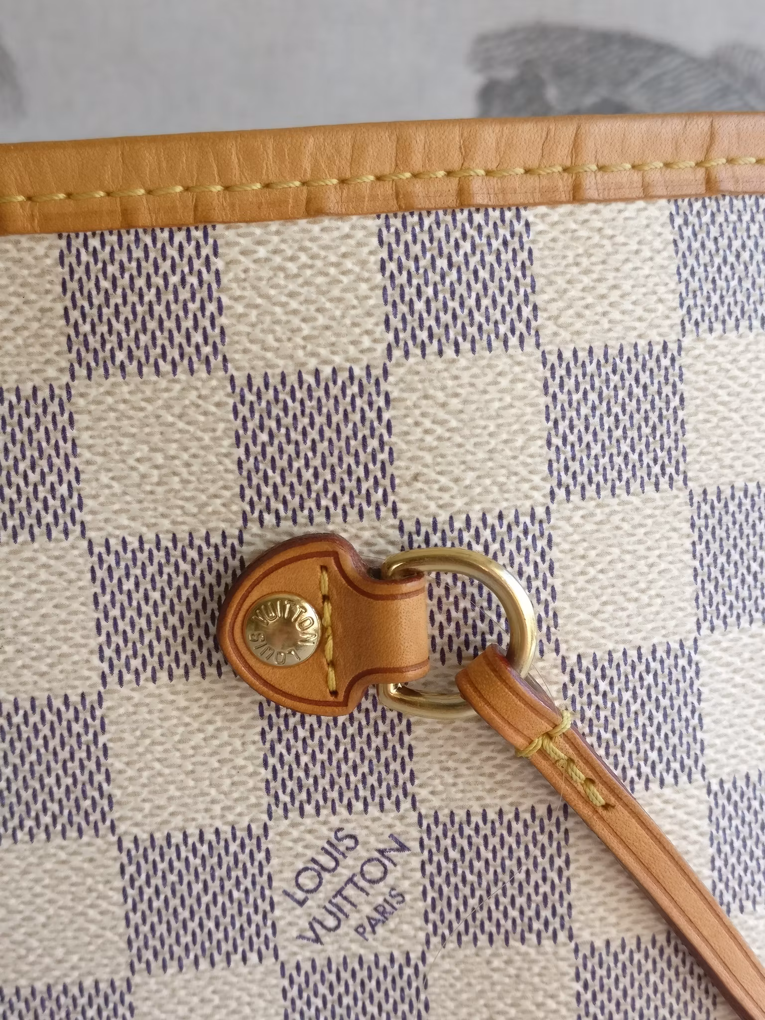 Louis Vuitton Neverfull MM damier azur