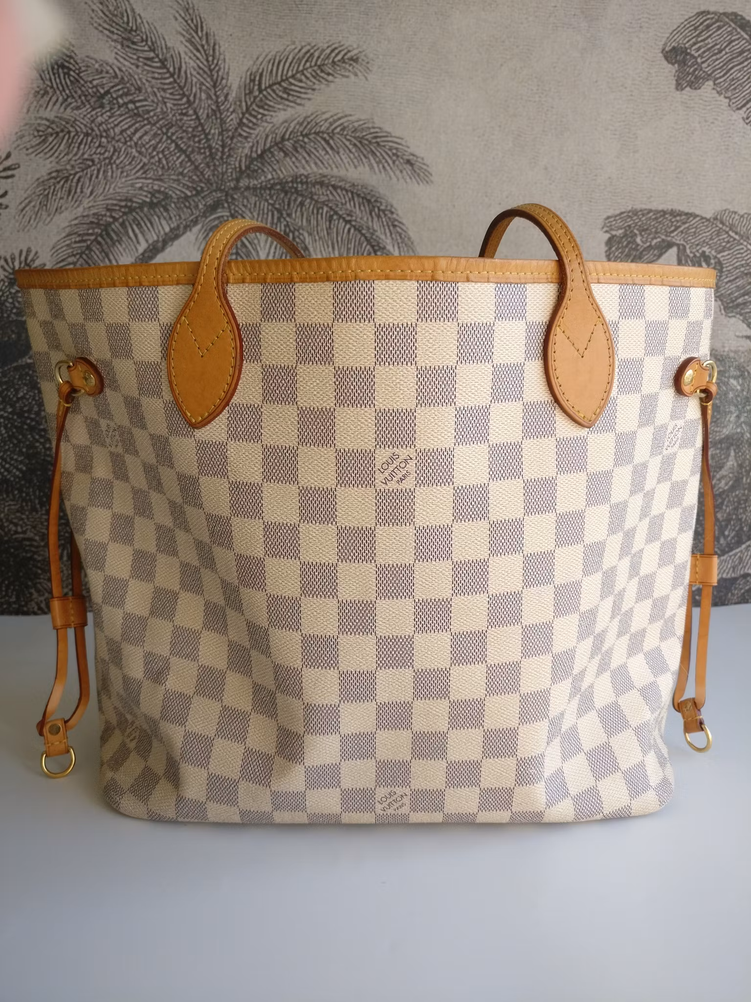 Louis Vuitton Neverfull MM damier azur