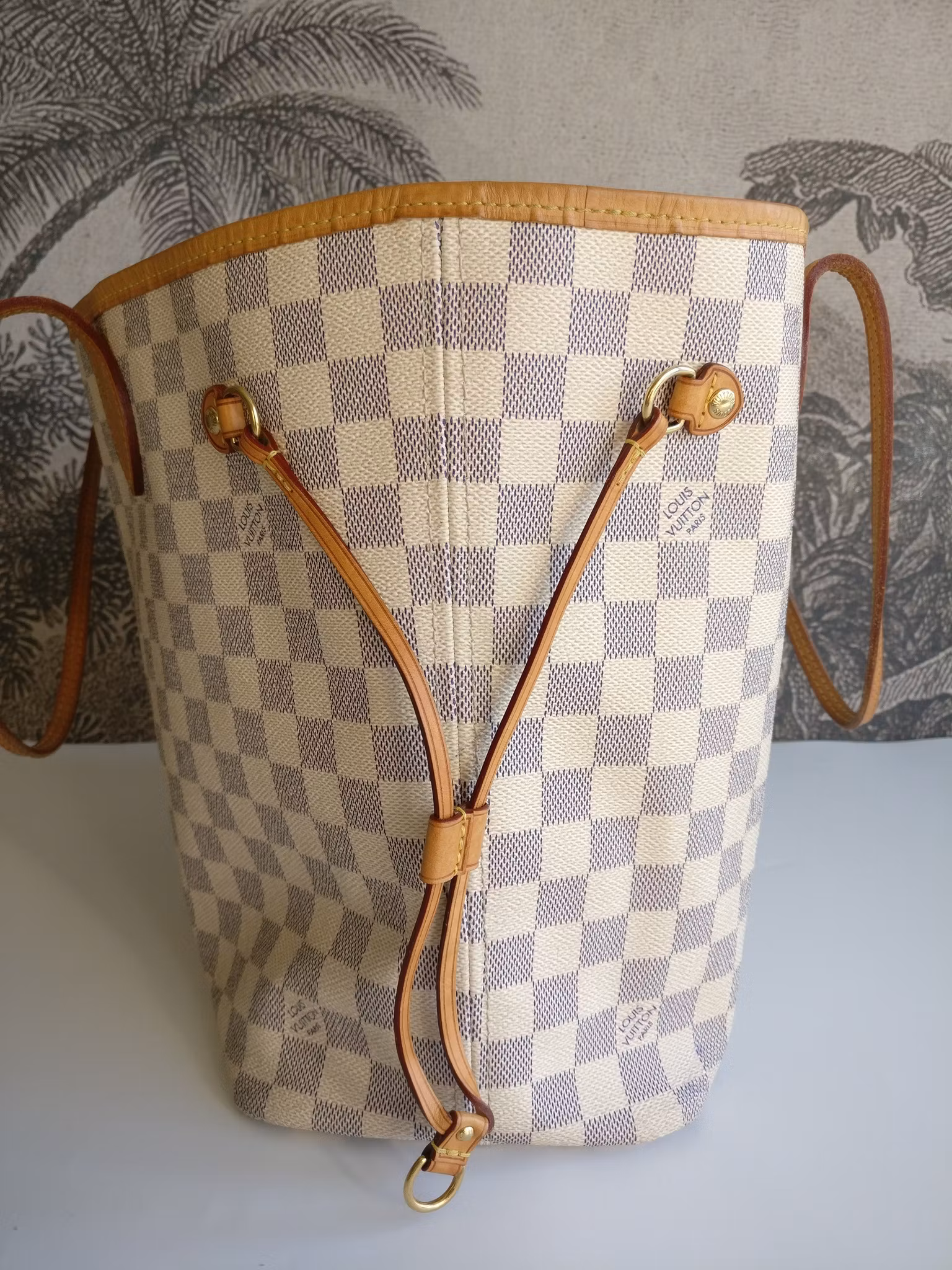 Louis Vuitton Neverfull MM damier azur
