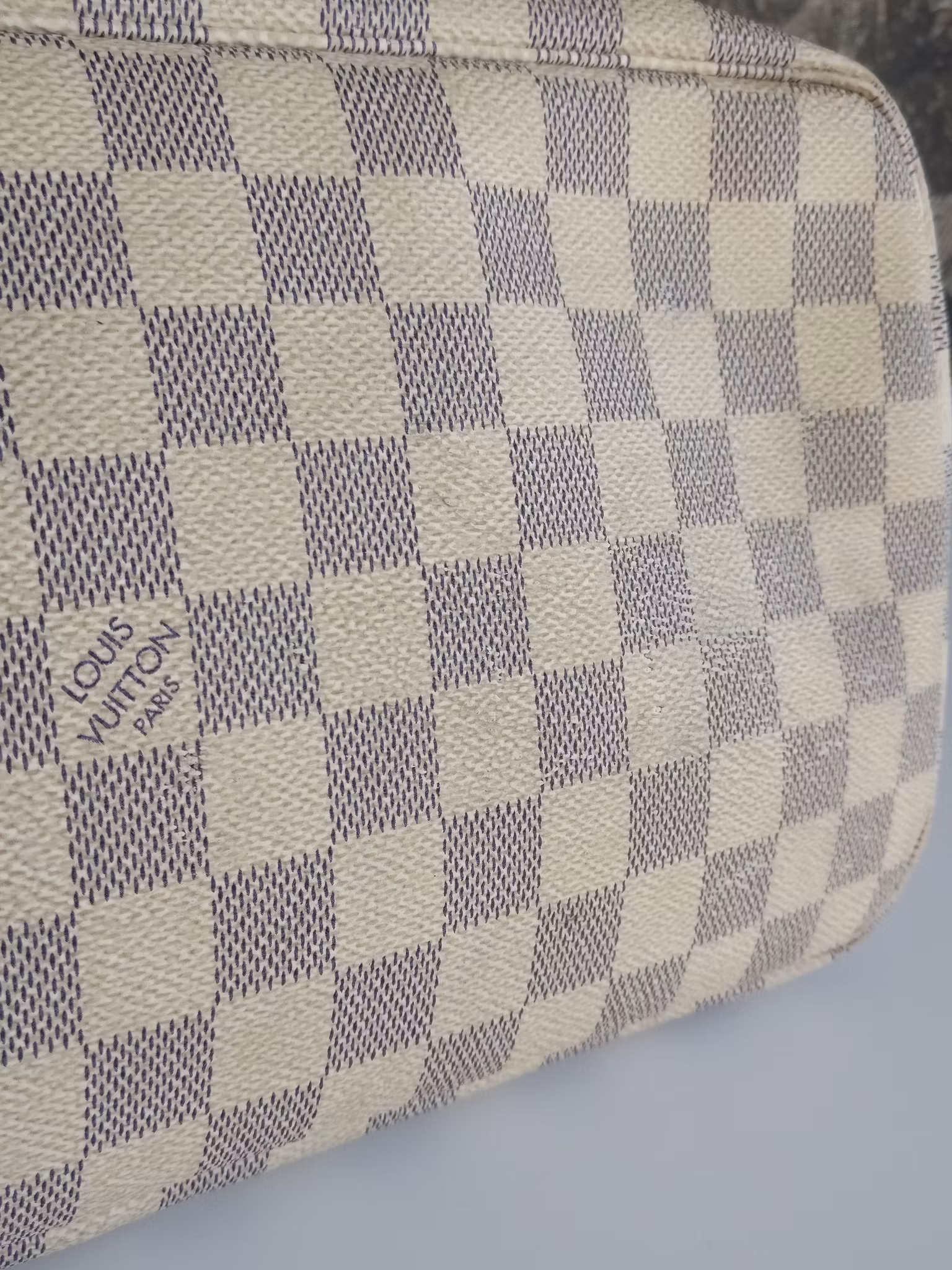 Louis Vuitton Neverfull MM damier azur