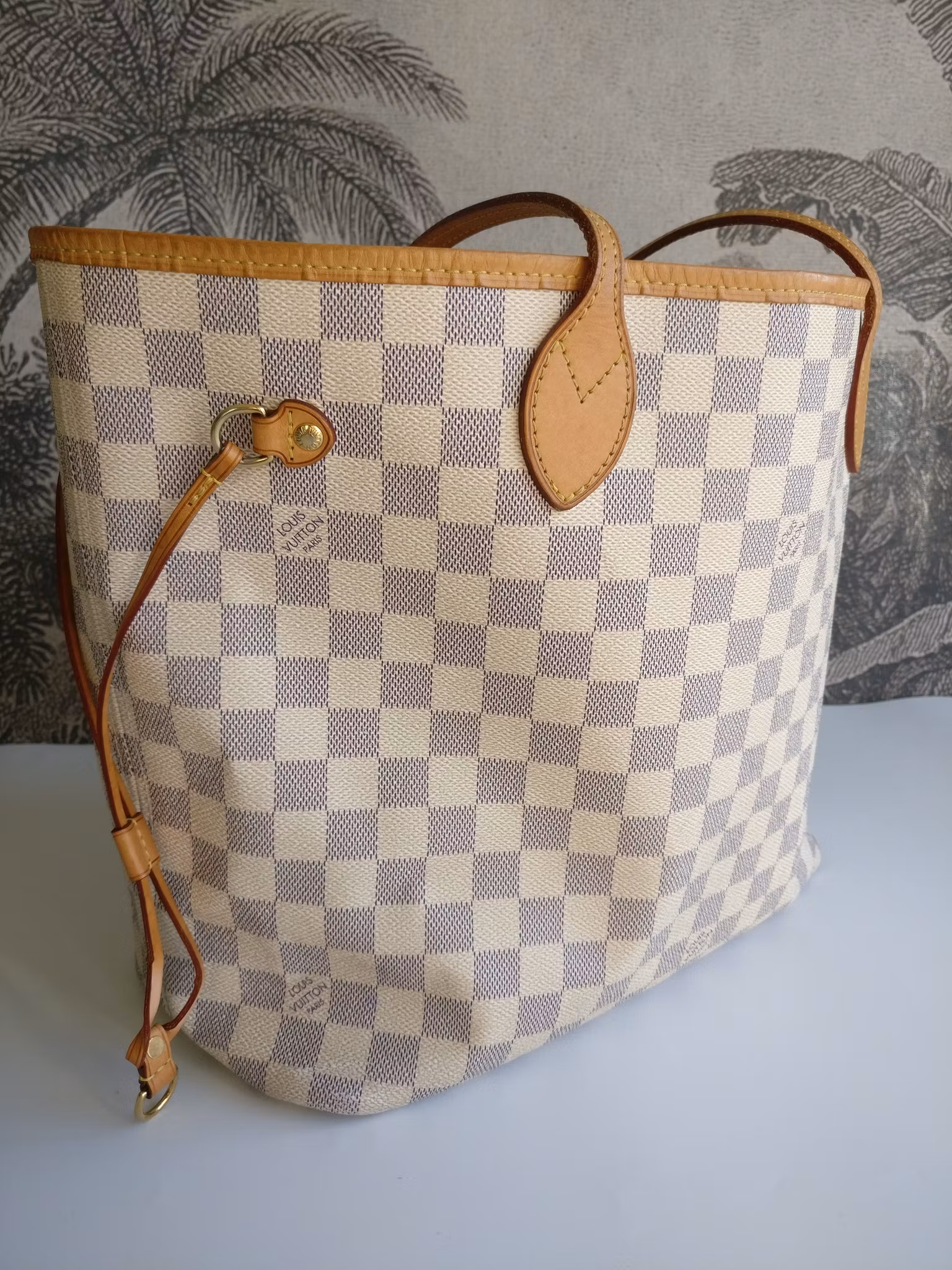 Louis Vuitton Neverfull MM damier azur