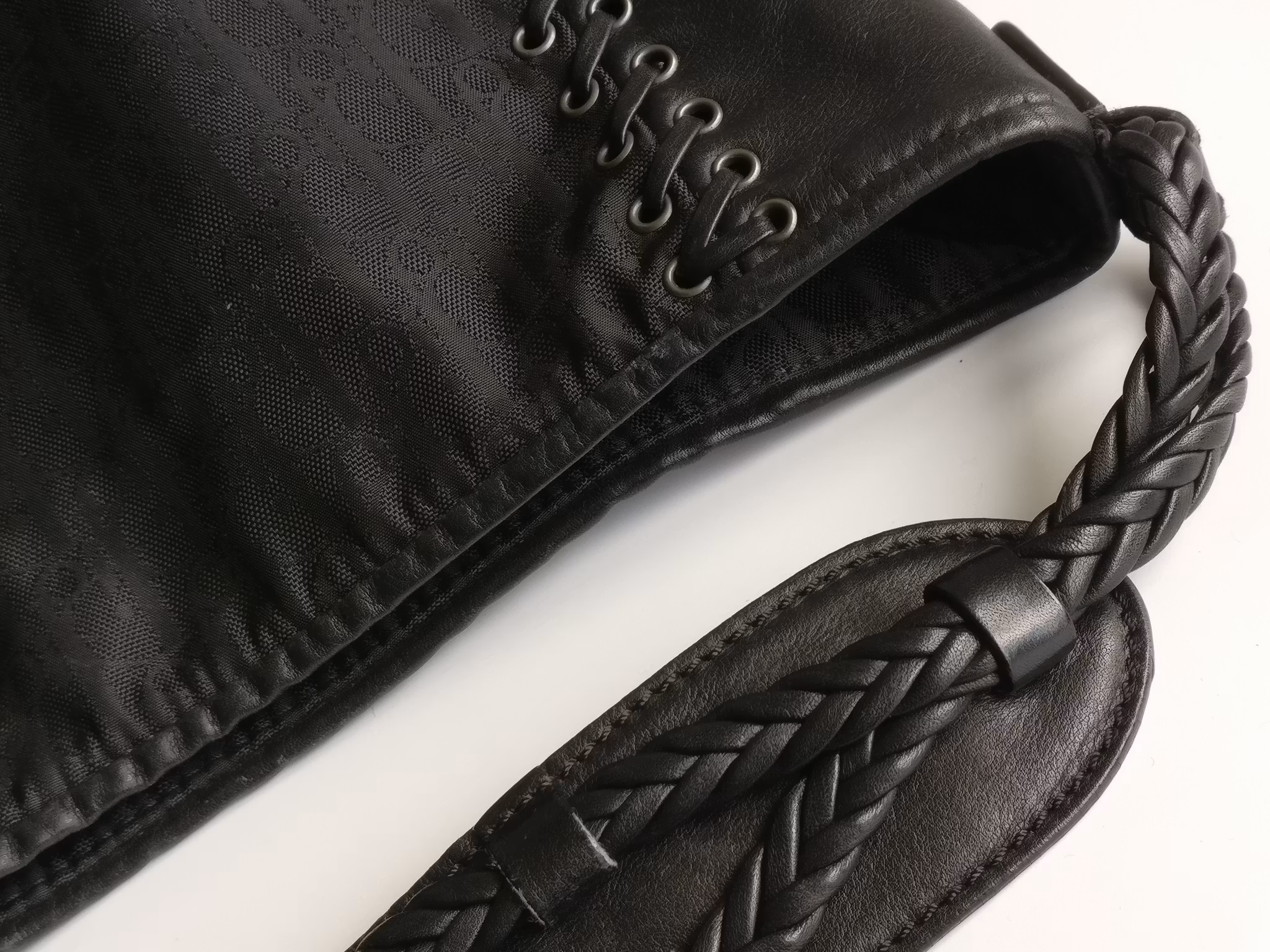 Dior Diorissimo Heart Charm nylon Ethnic Hobo