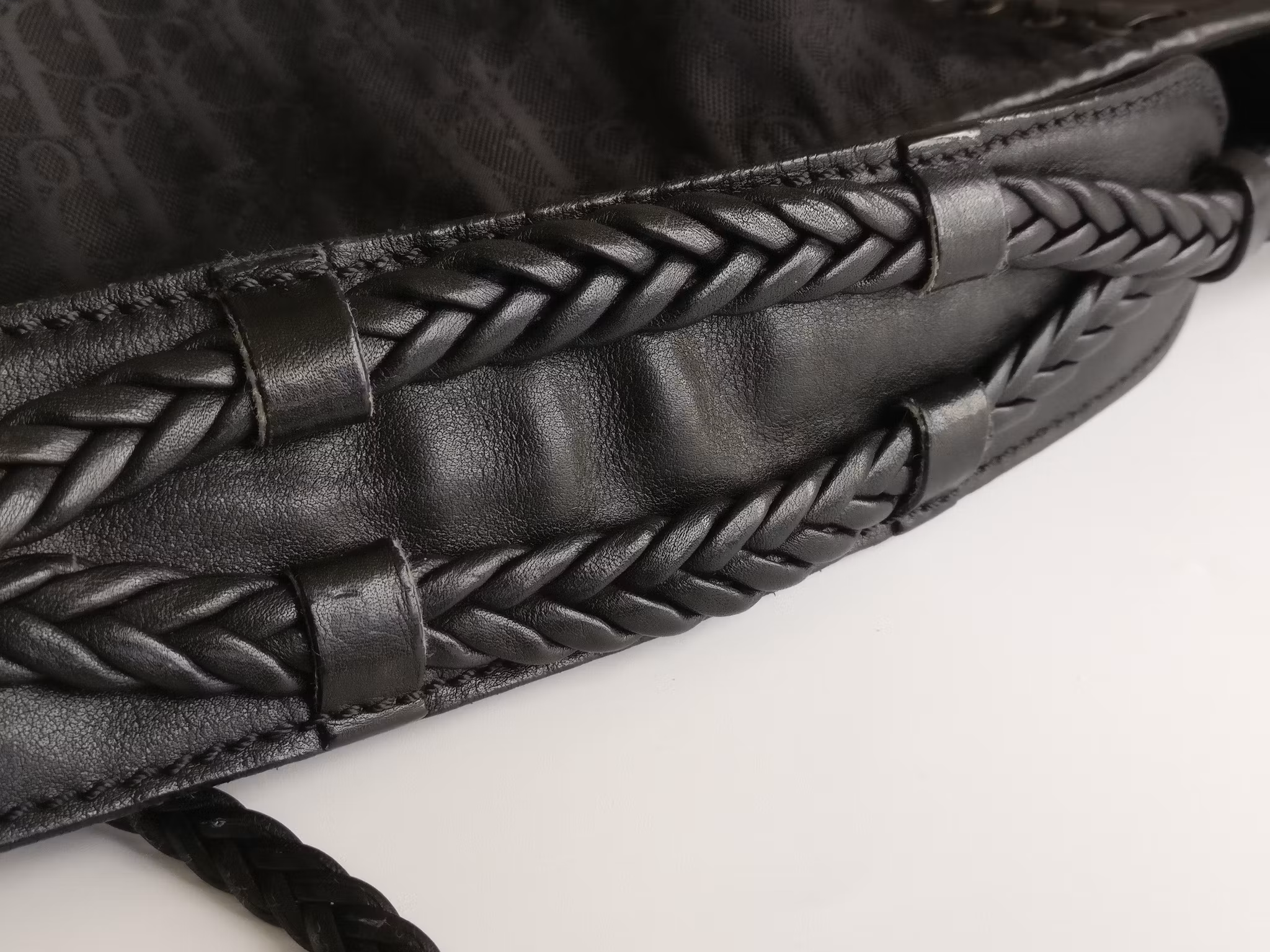 Dior Diorissimo Heart Charm nylon Ethnic Hobo