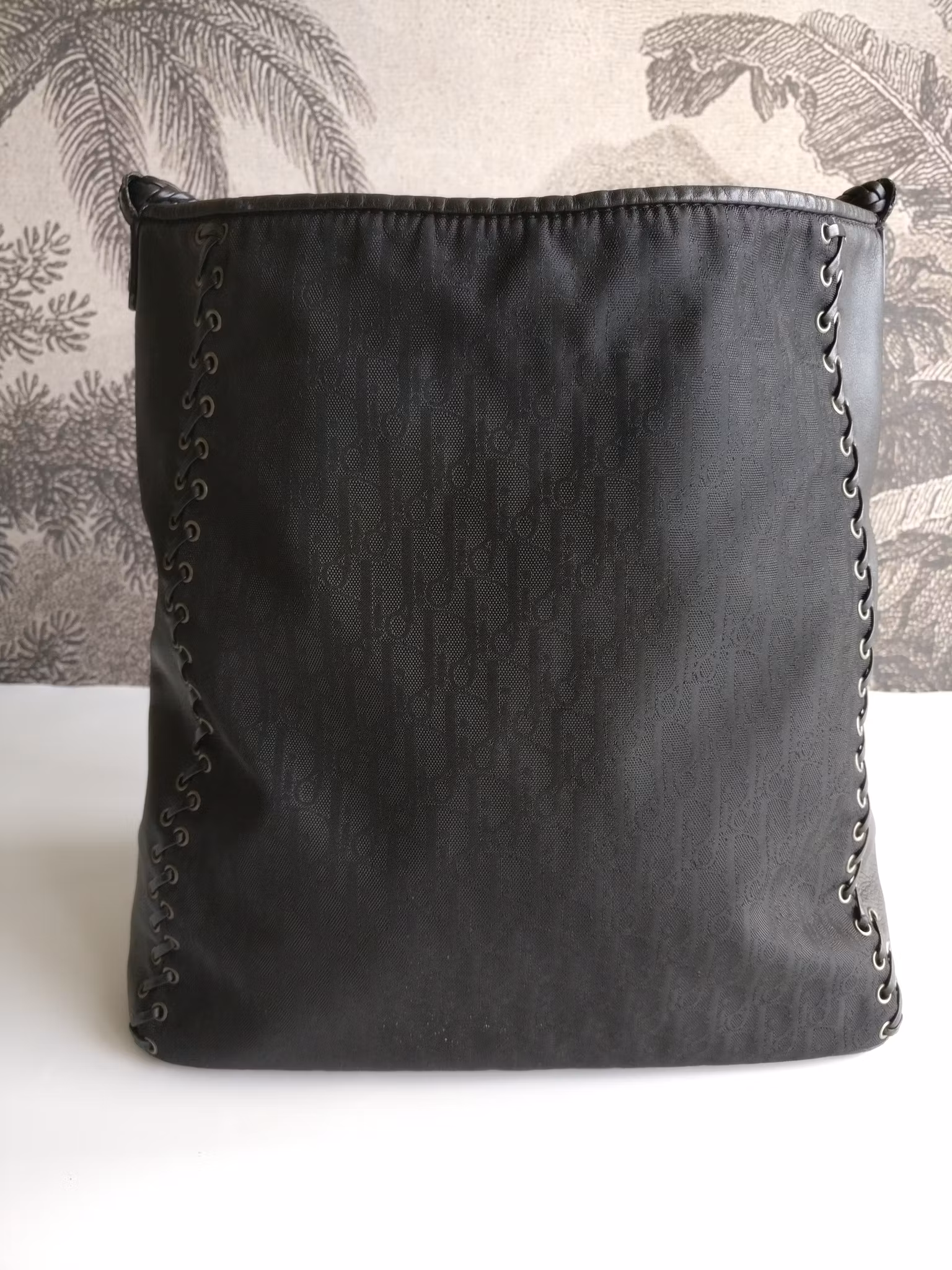 Dior Diorissimo Heart Charm nylon Ethnic Hobo