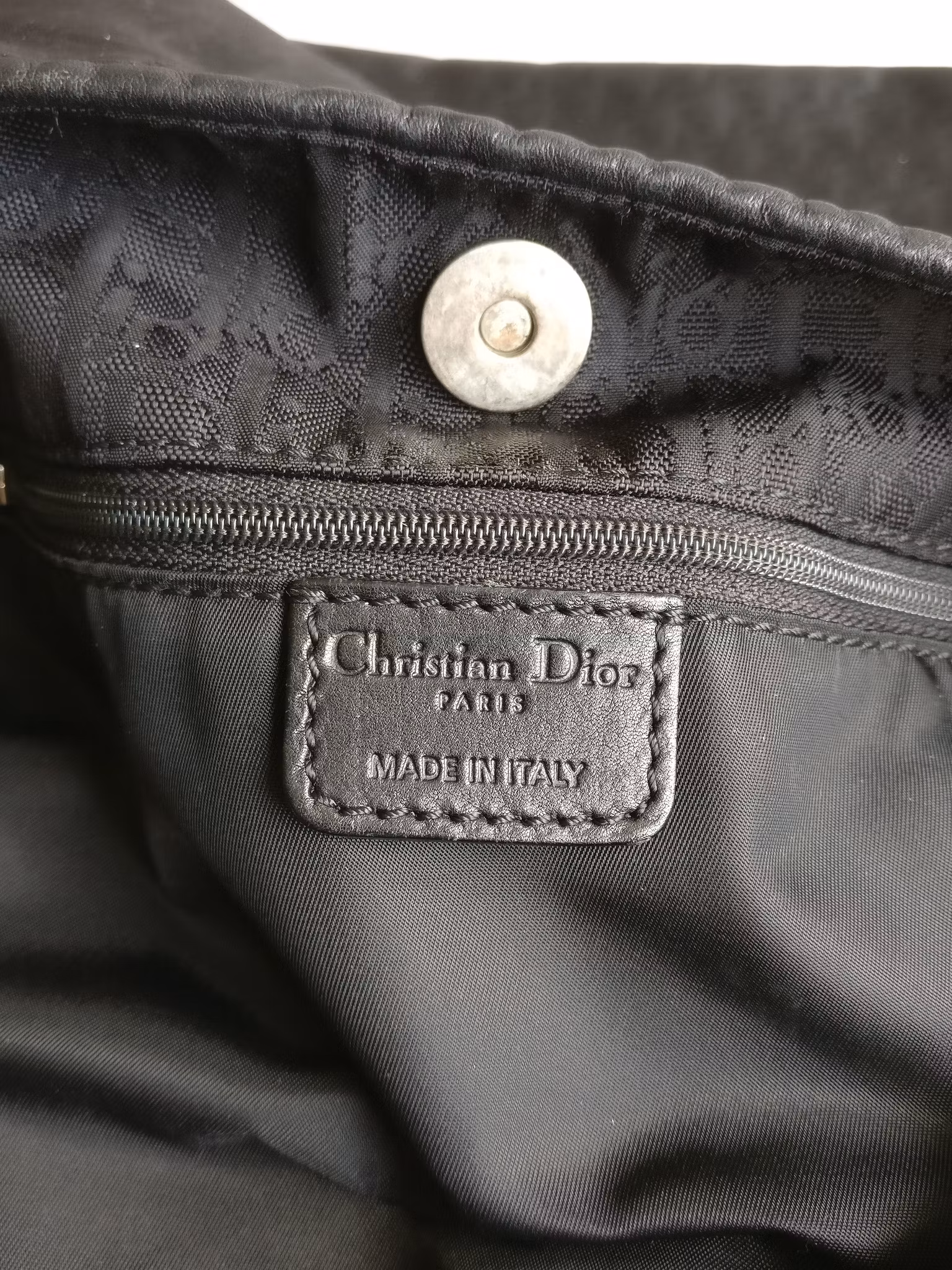 Dior Diorissimo Heart Charm nylon Ethnic Hobo