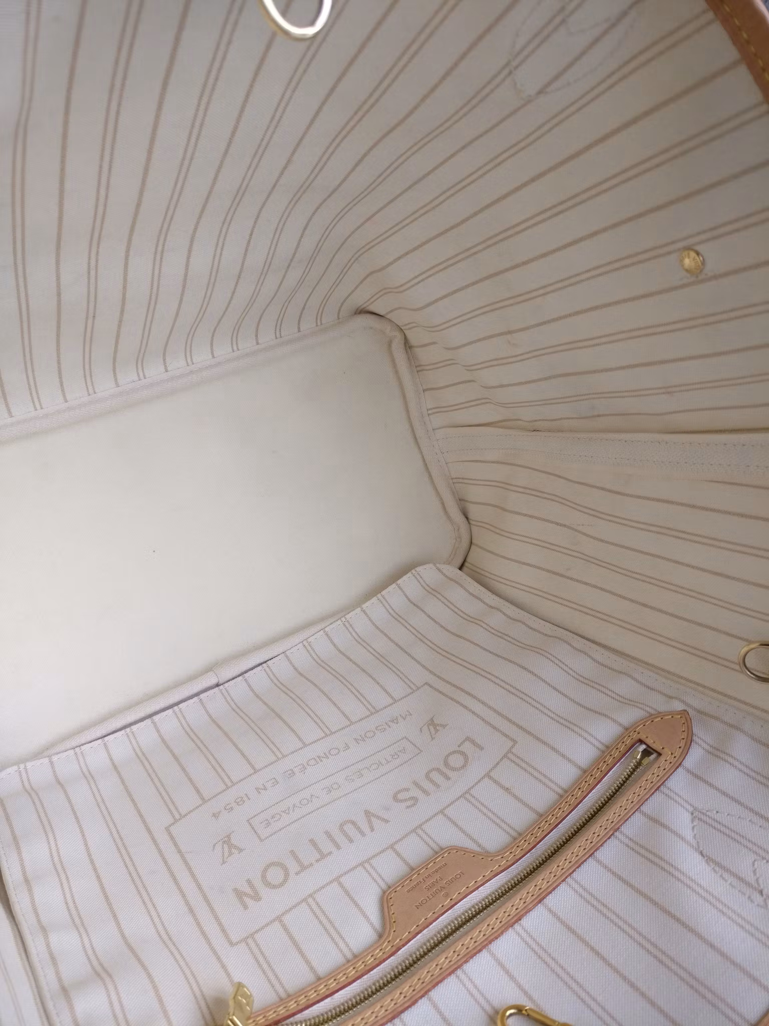 Louis Vuitton Neverfull MM damier azur